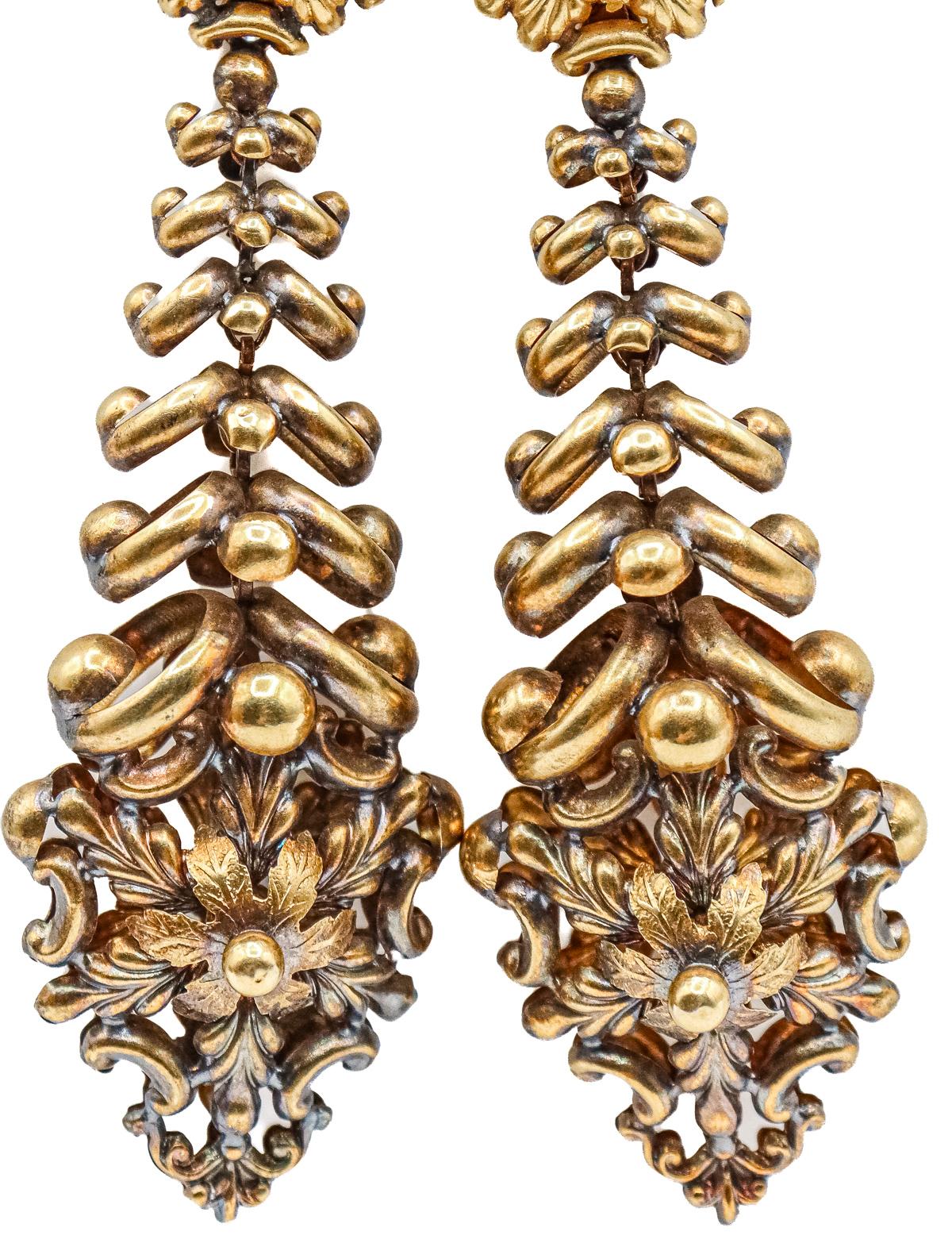 PENDIENTES LARGOS DEL S.XIX