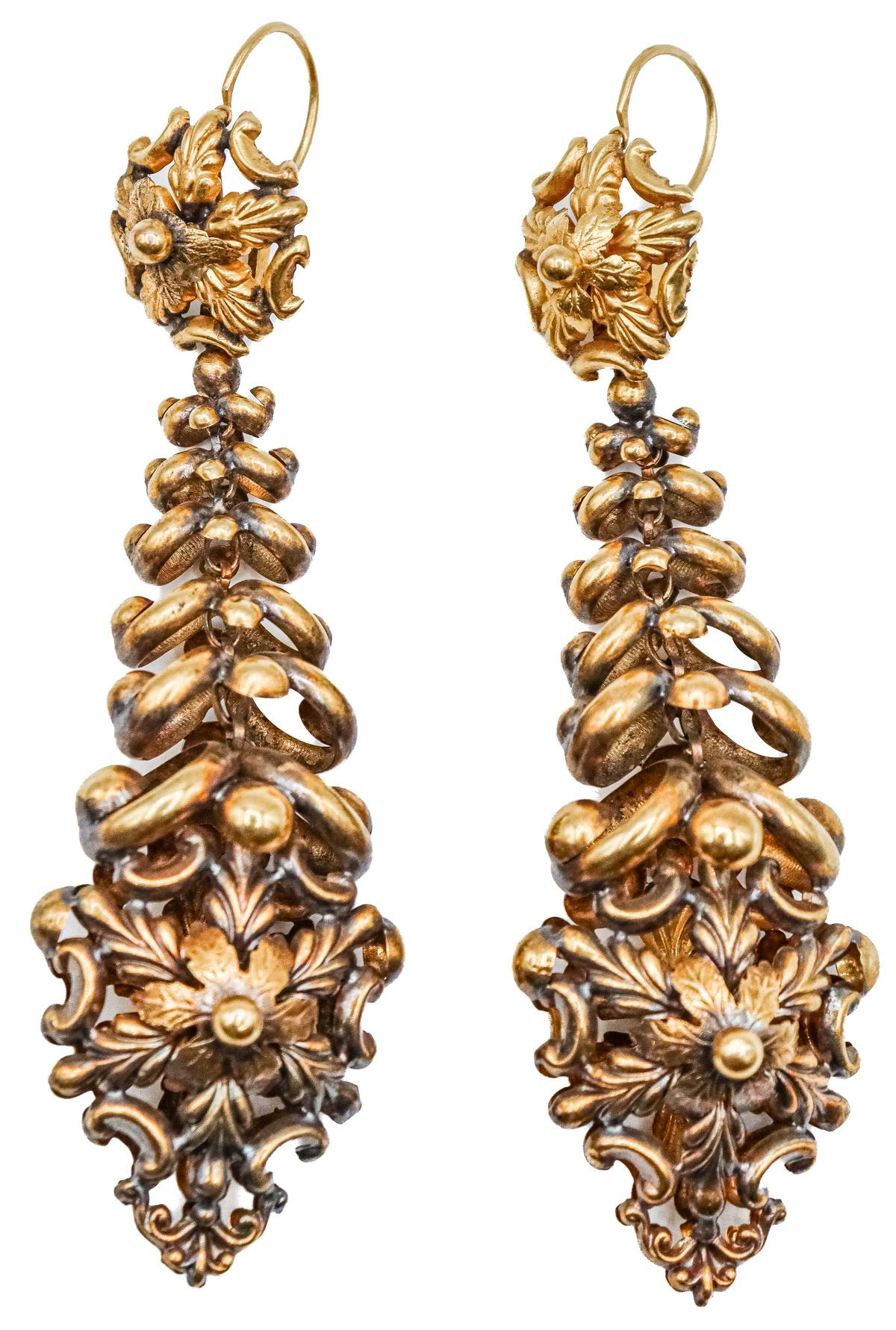 PENDIENTES LARGOS DEL S.XIX