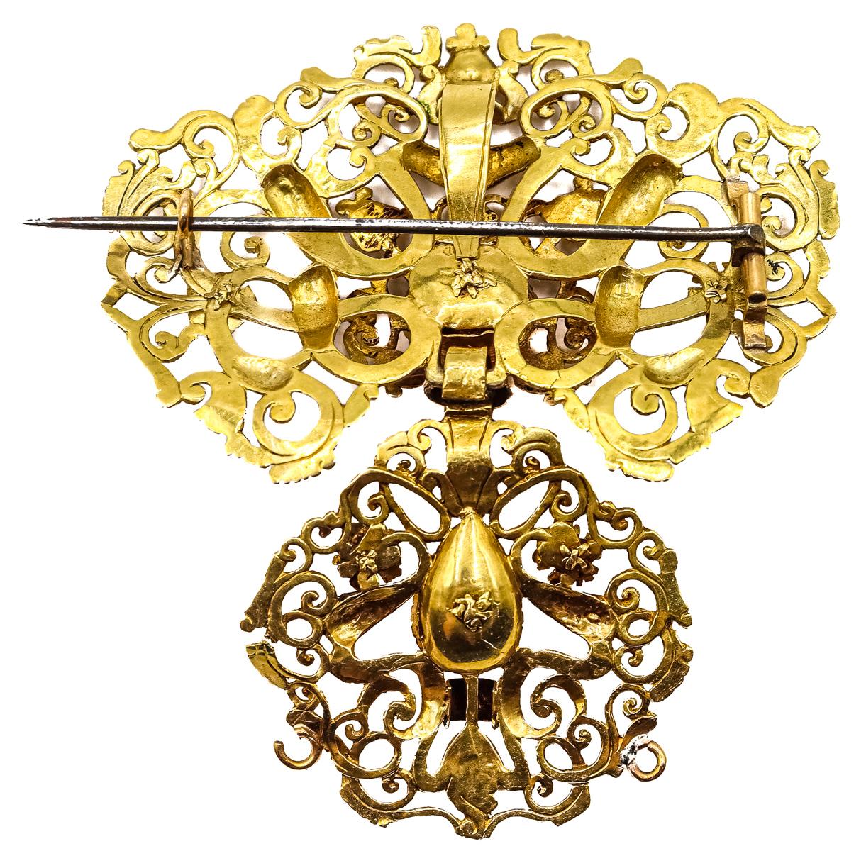 BROCHE DE PECTORAL DEL S.XVIII