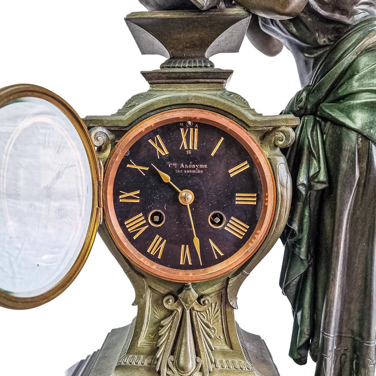 RELOJ DE SOBREMESA FRANCÉS DE PRINCIPIOS DEL S.XX