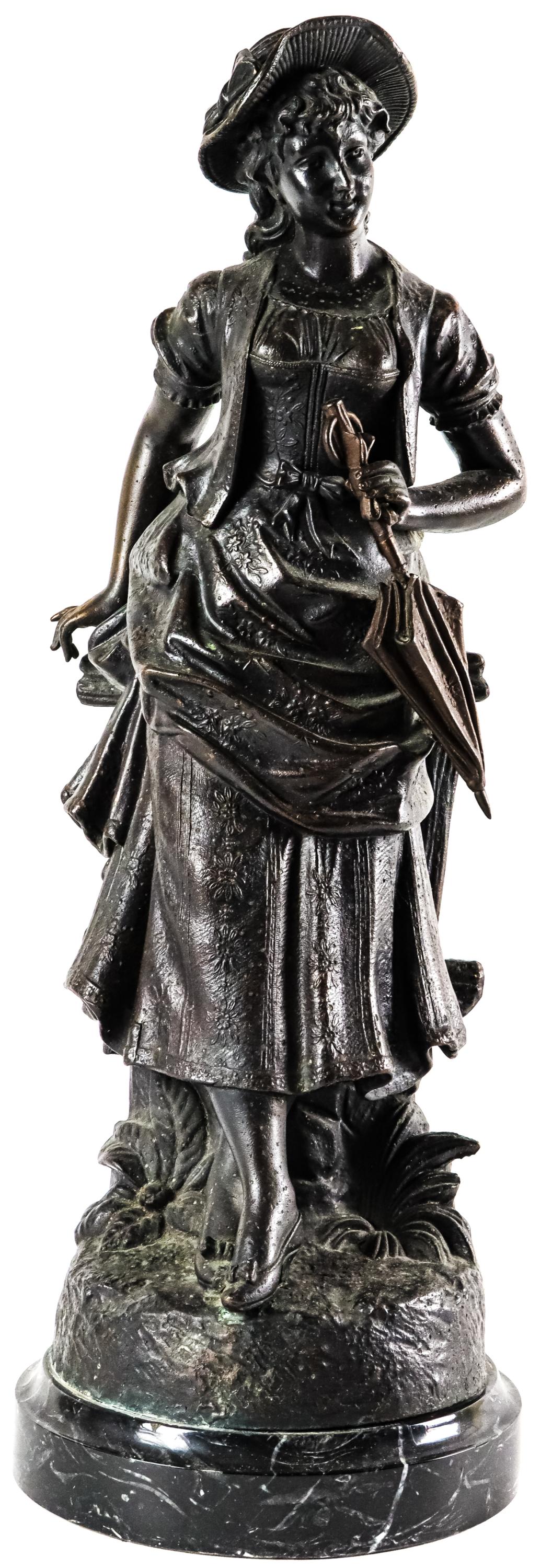 FIGURA EN BRONCE DE MEDIADOS DEL S.XX