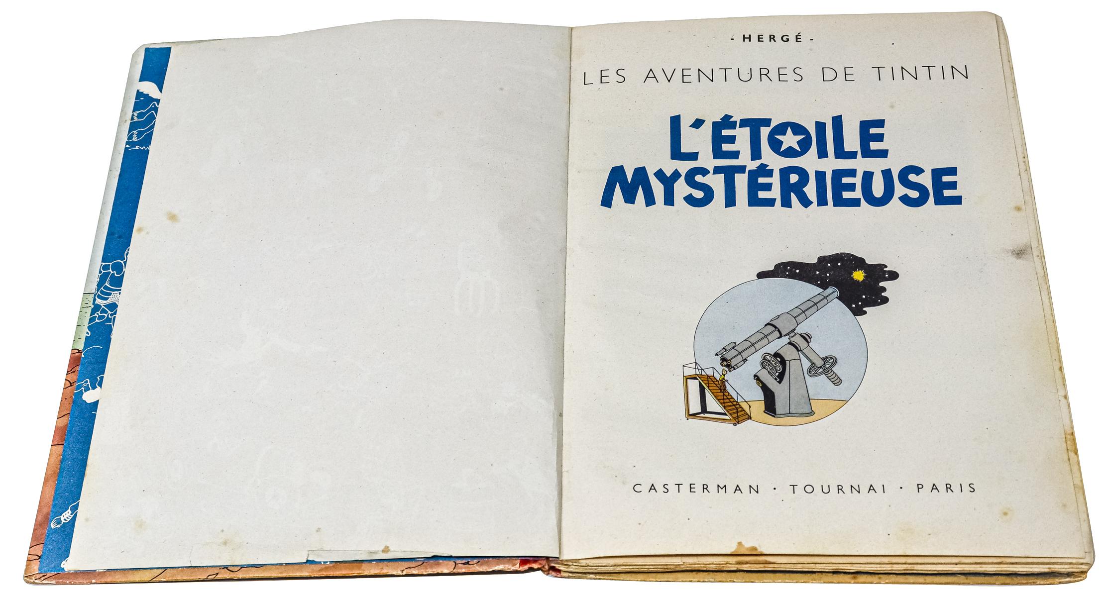 "TINTIN L´ETOILE MYSTÉRIEUSE"