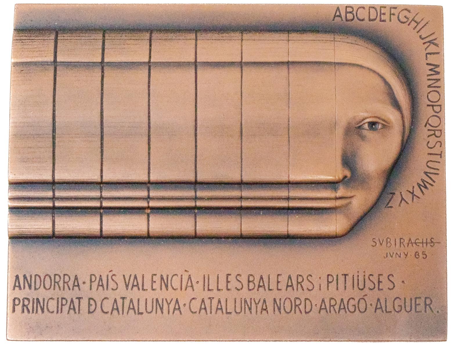 MEDALLA CONMEMORATIVA SUBIRACHS