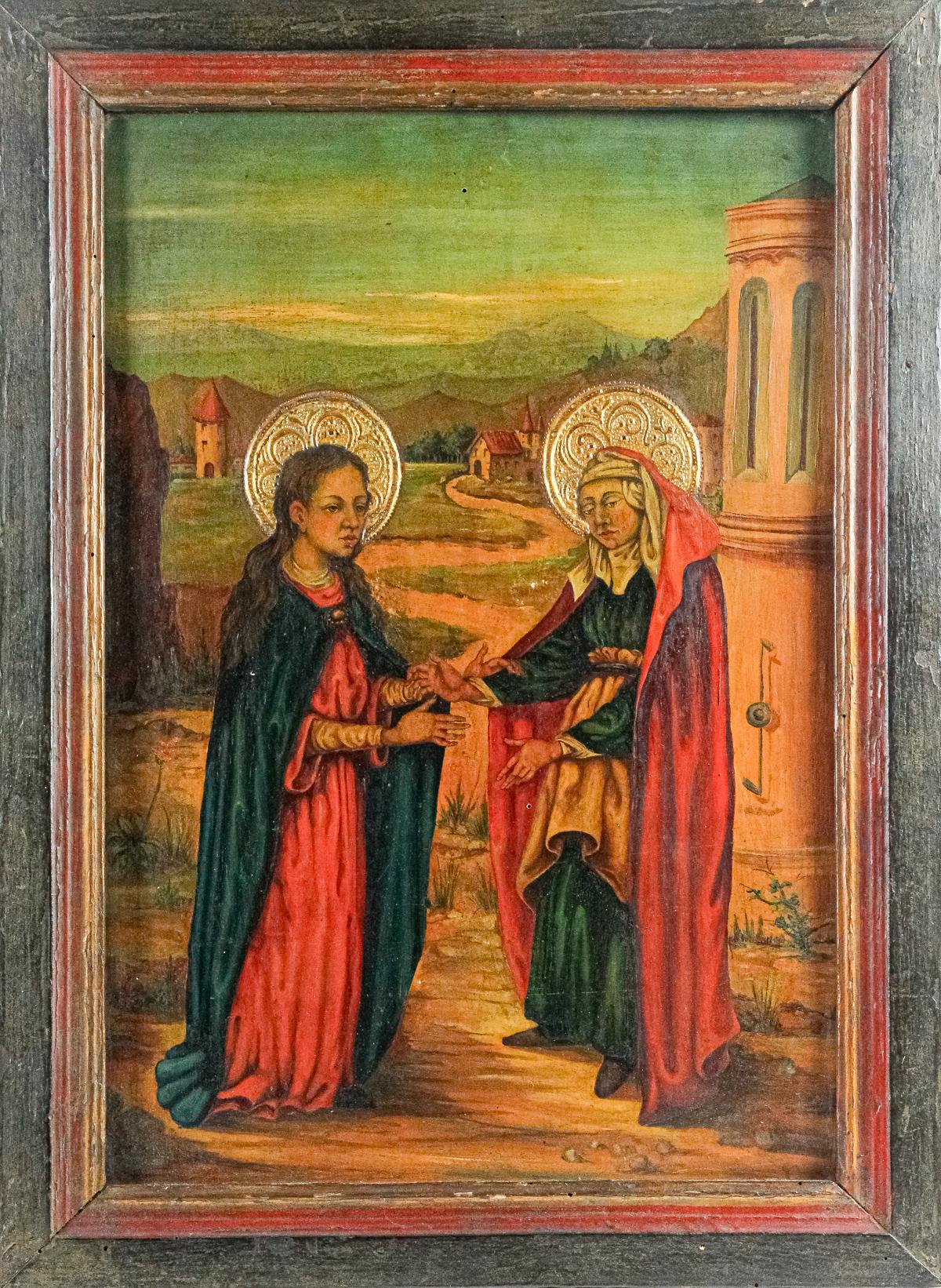 RETABLO  ENMARCADO DEL SIGLO XIX