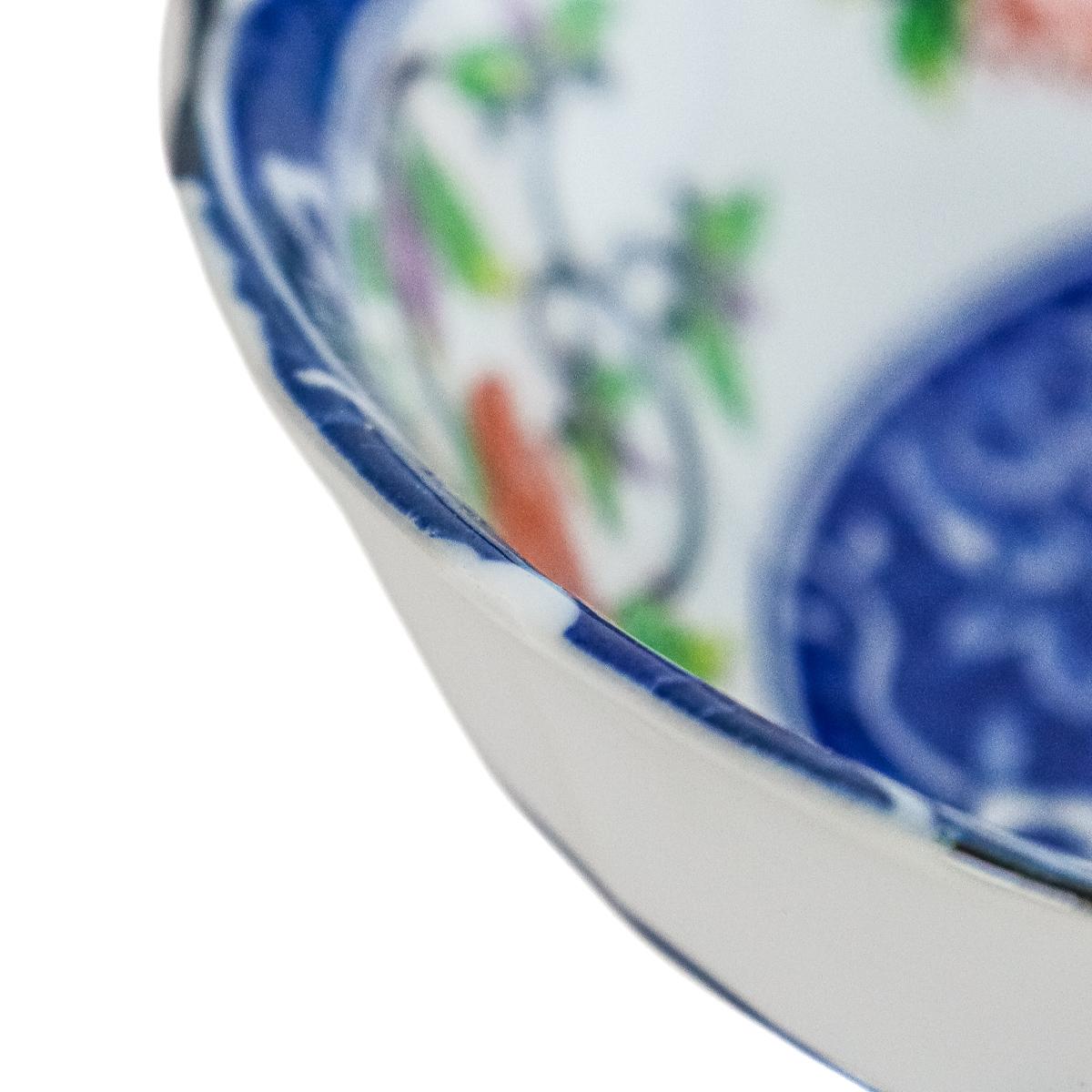 CONJUNTO DE BOLES DE MACEDONIA DE PORCELANA JAPONESA