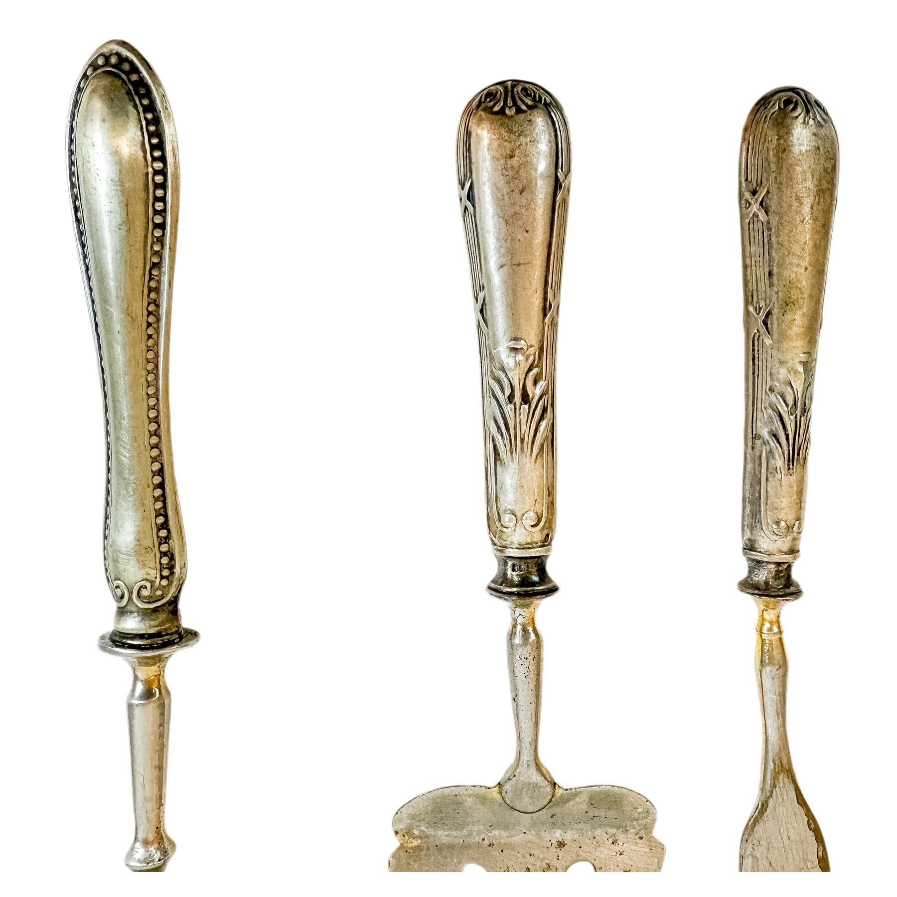 CONJUNTO DE CUBIERTOS DE SERVICIO DE PPS. DEL S.XX