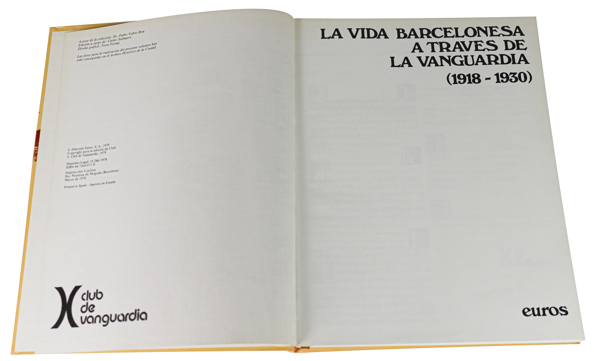 "LA VIDA BARCELONESA A TRAVÉS DE LA VANGUARDIA"