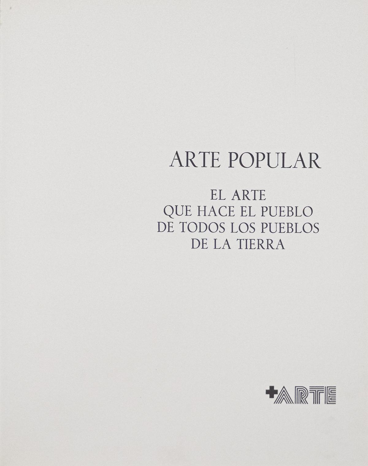 "ARTE POPULAR"