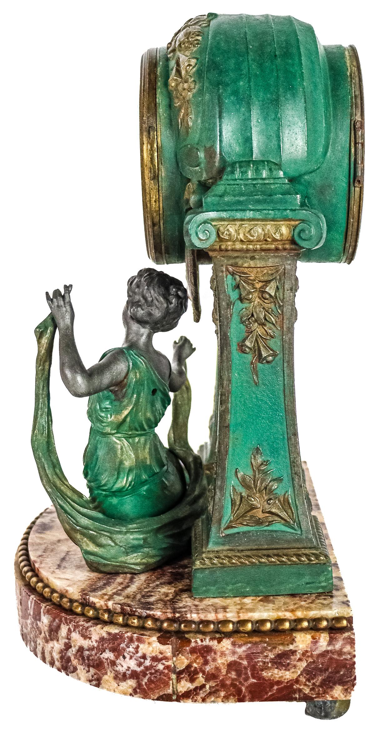 RELOJ DE SOBREMESA ART DECÓ  CIRCA 1920