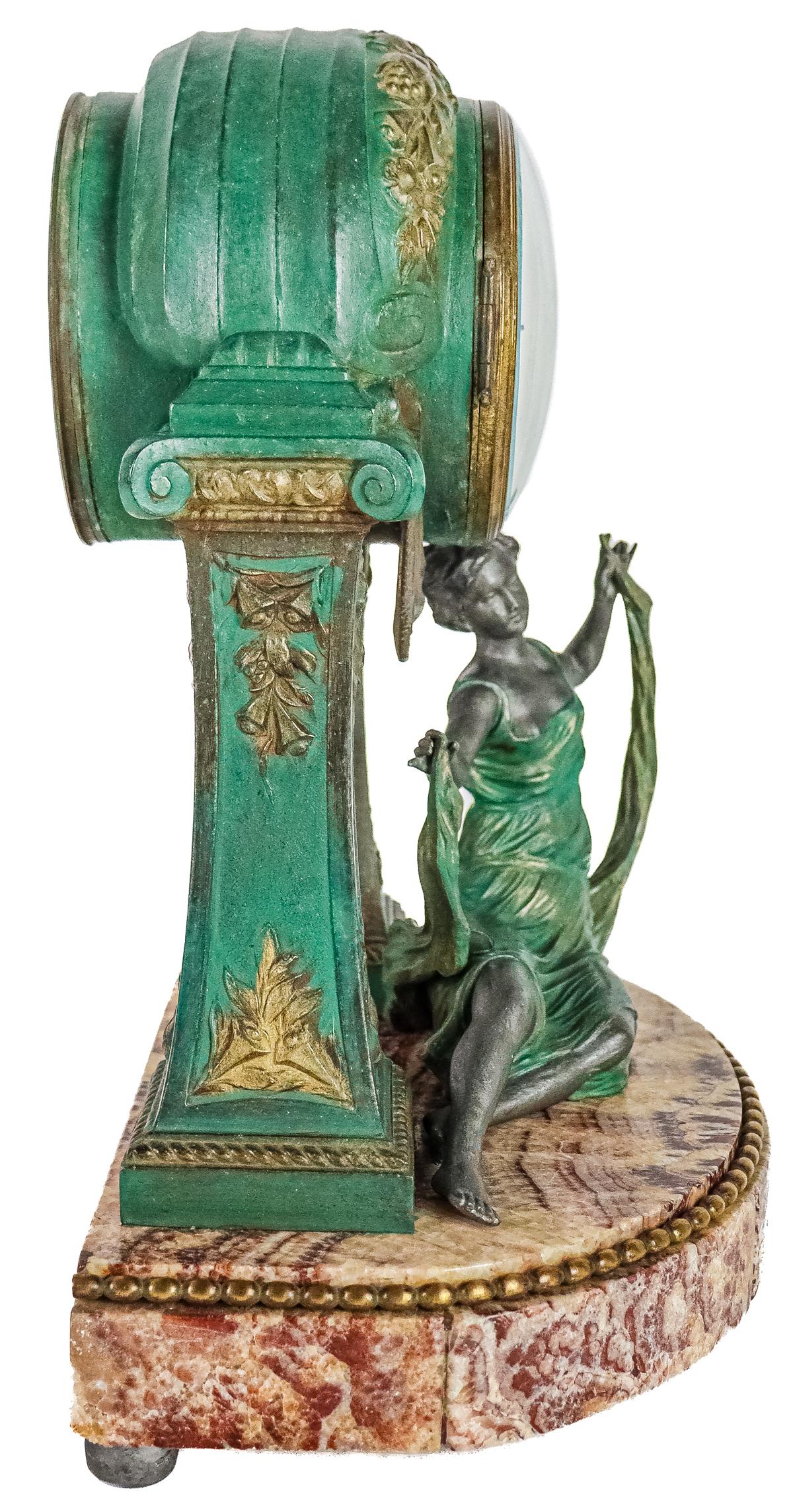 RELOJ DE SOBREMESA ART DECÓ  CIRCA 1920