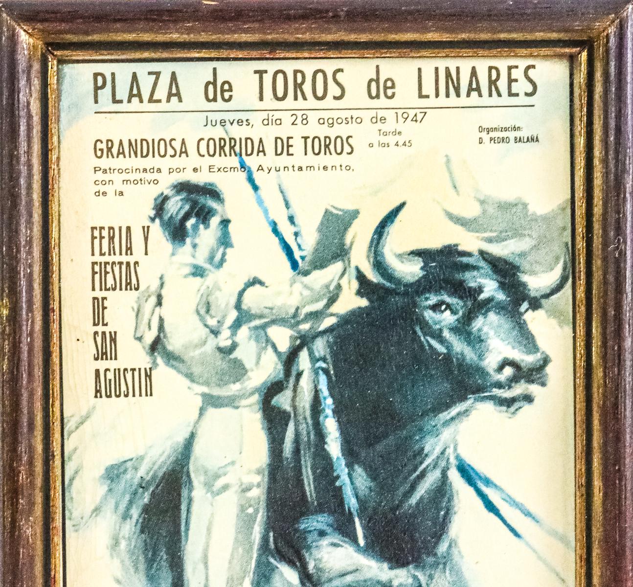 CARTEL DE TOROS DE 1947