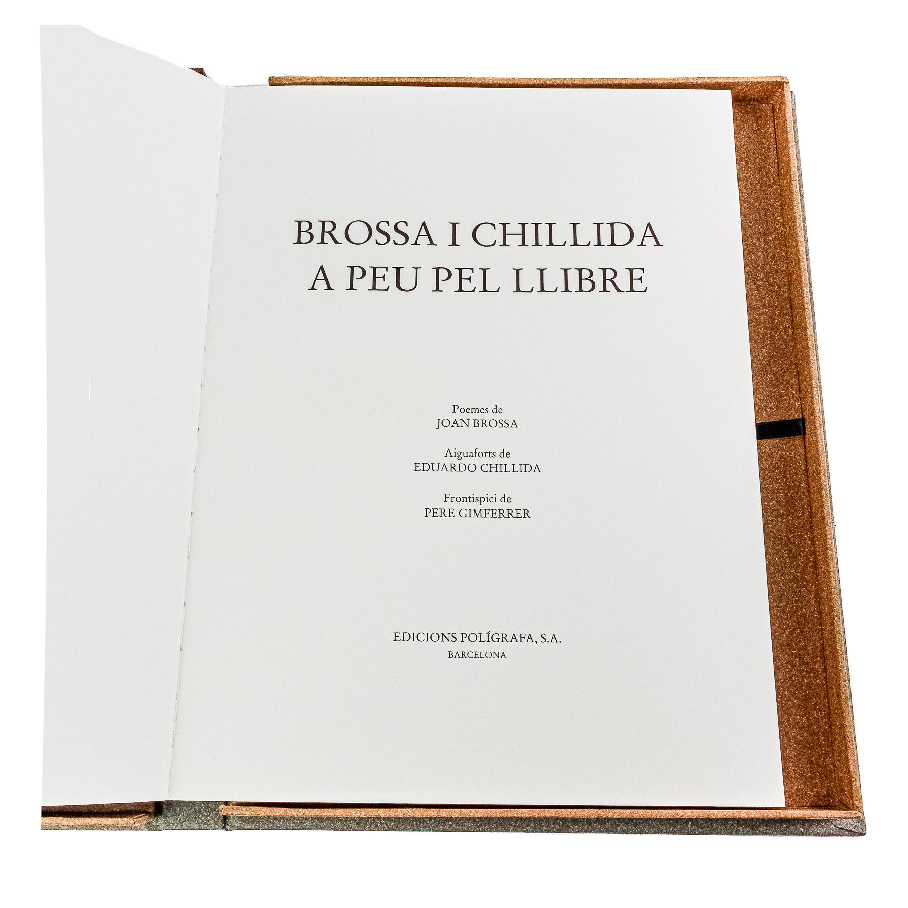 BROSSA I CHILLIDA A PEU PPER LLIBRE