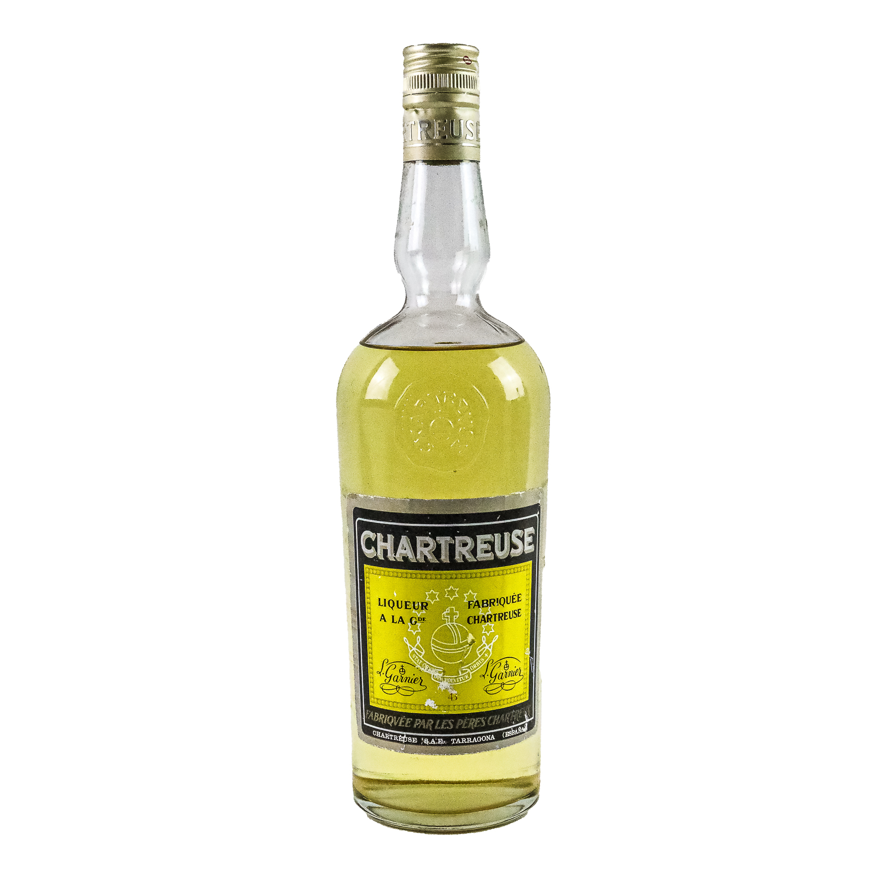 BOTELLA CHARTREUSE ETIQUETA AMARILLA