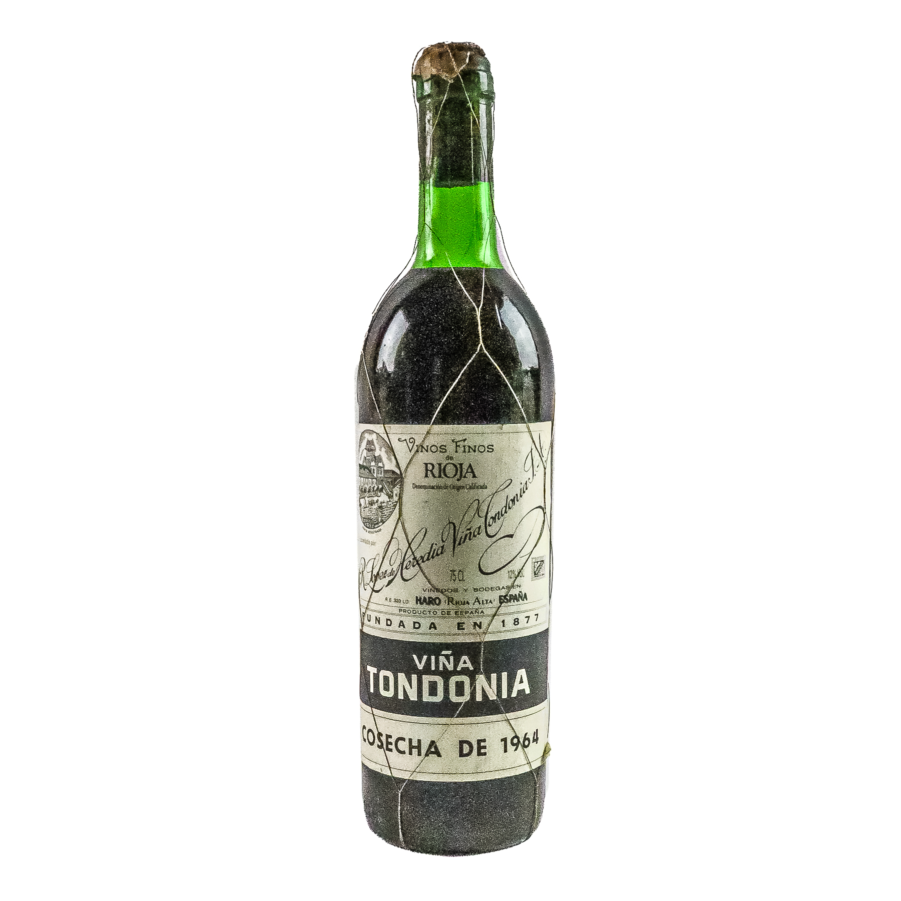 BOTELLA VIÑA TONDONIA 1964