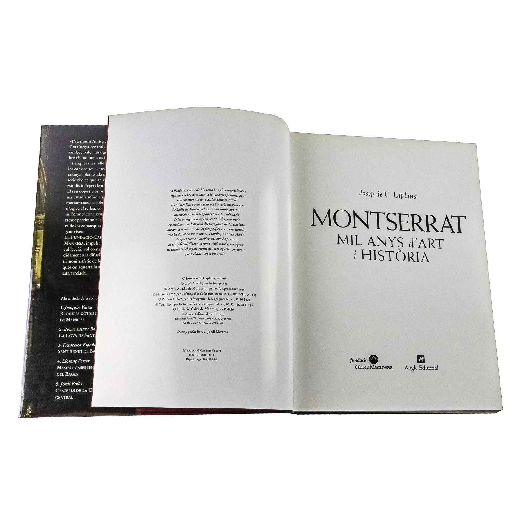 "MONTSERRAT:  MIL ANYS D&#39;ART I HISTÒRIA"