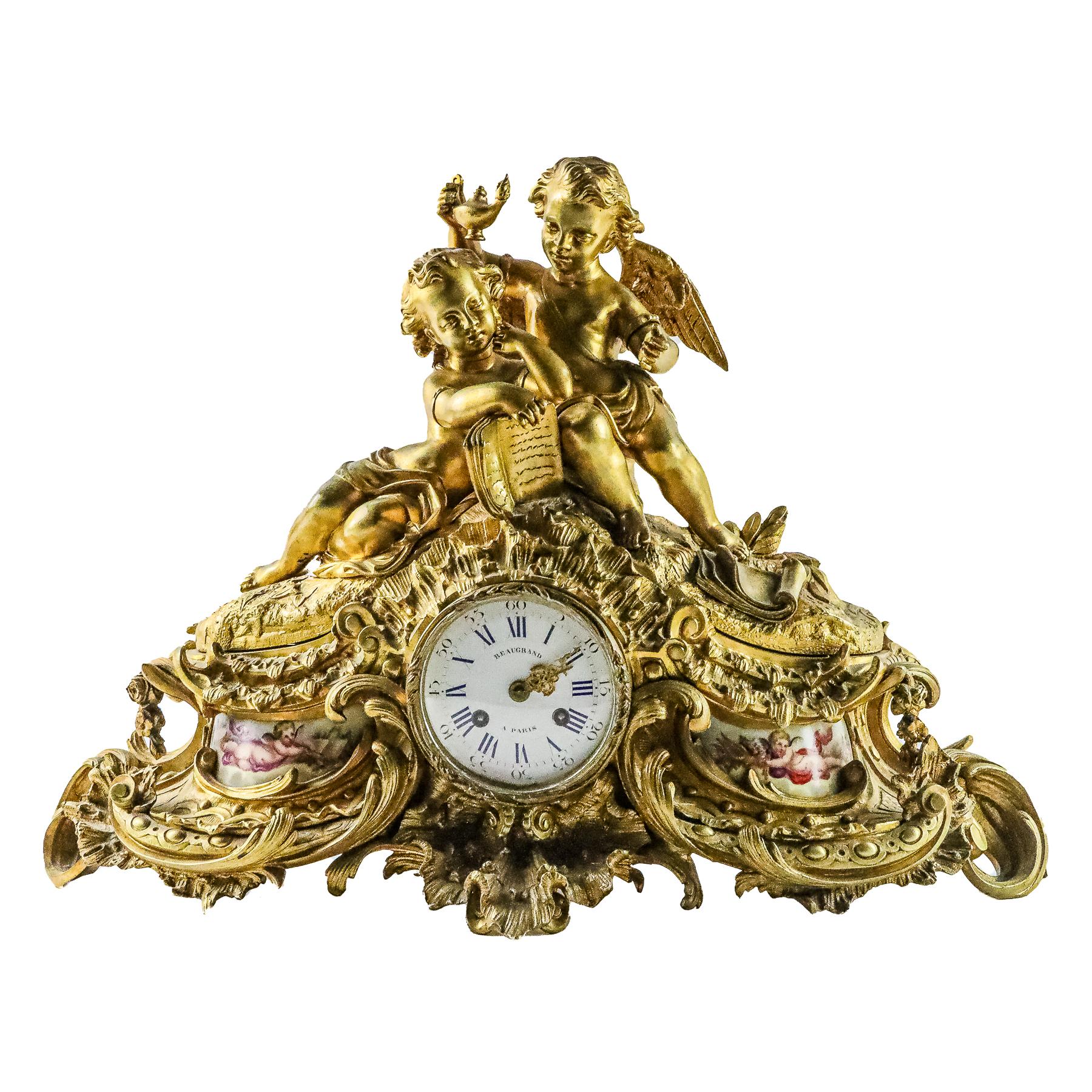 RELOJ FRANCÉS DE DE SOBREMESA DE FINALES DEL S.XIX