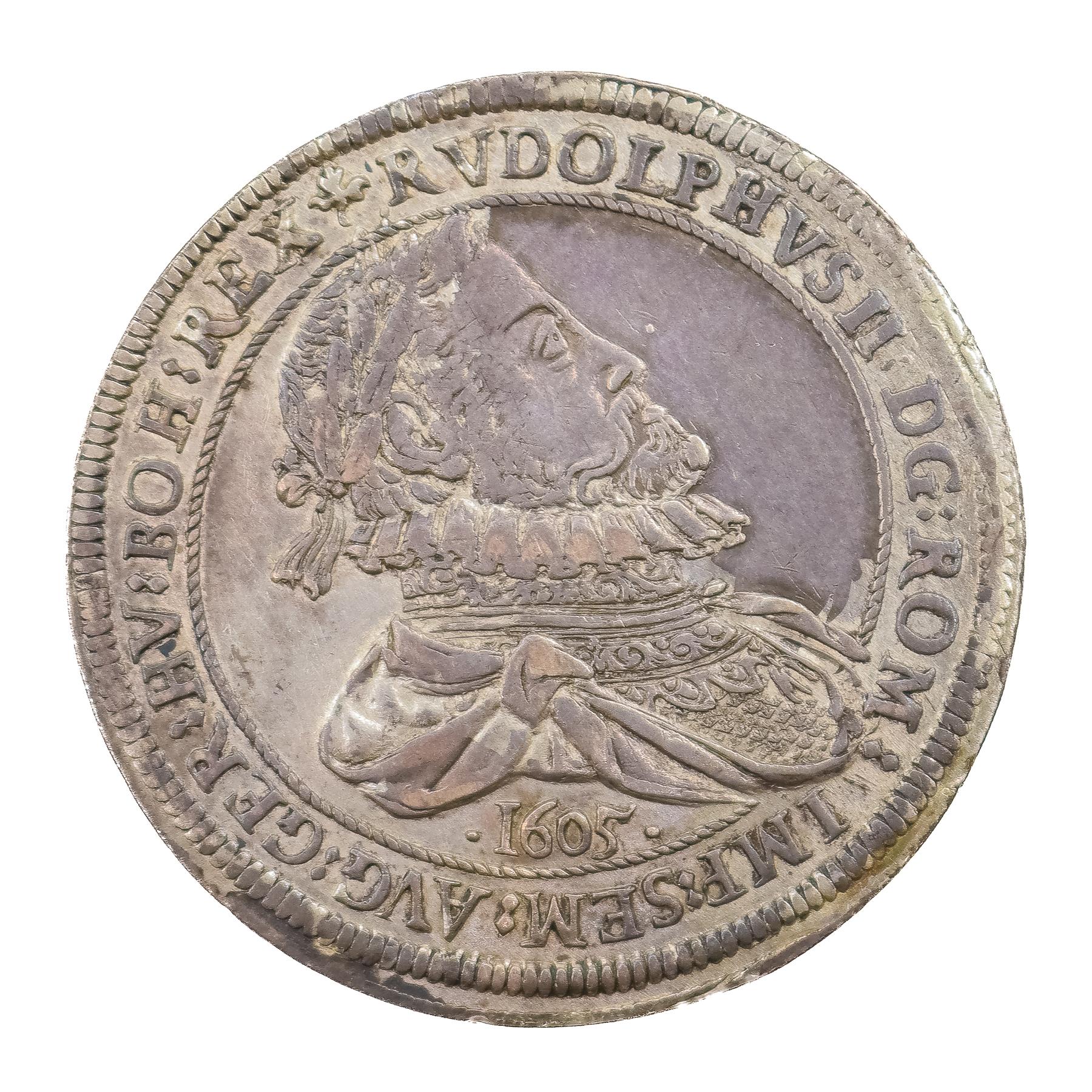 MONEDA DE RUDOLF II DE 1605