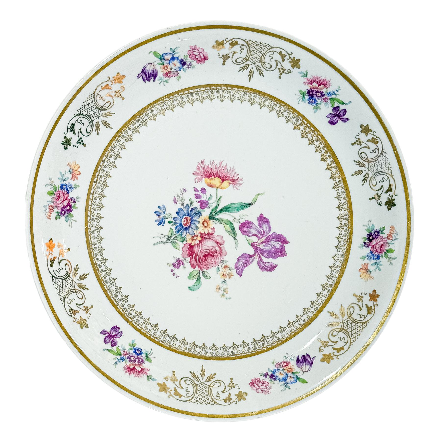 DOS PLATOS DE PORCELANA ALEMANA DE MEDIADOS DEL SIGLO XX