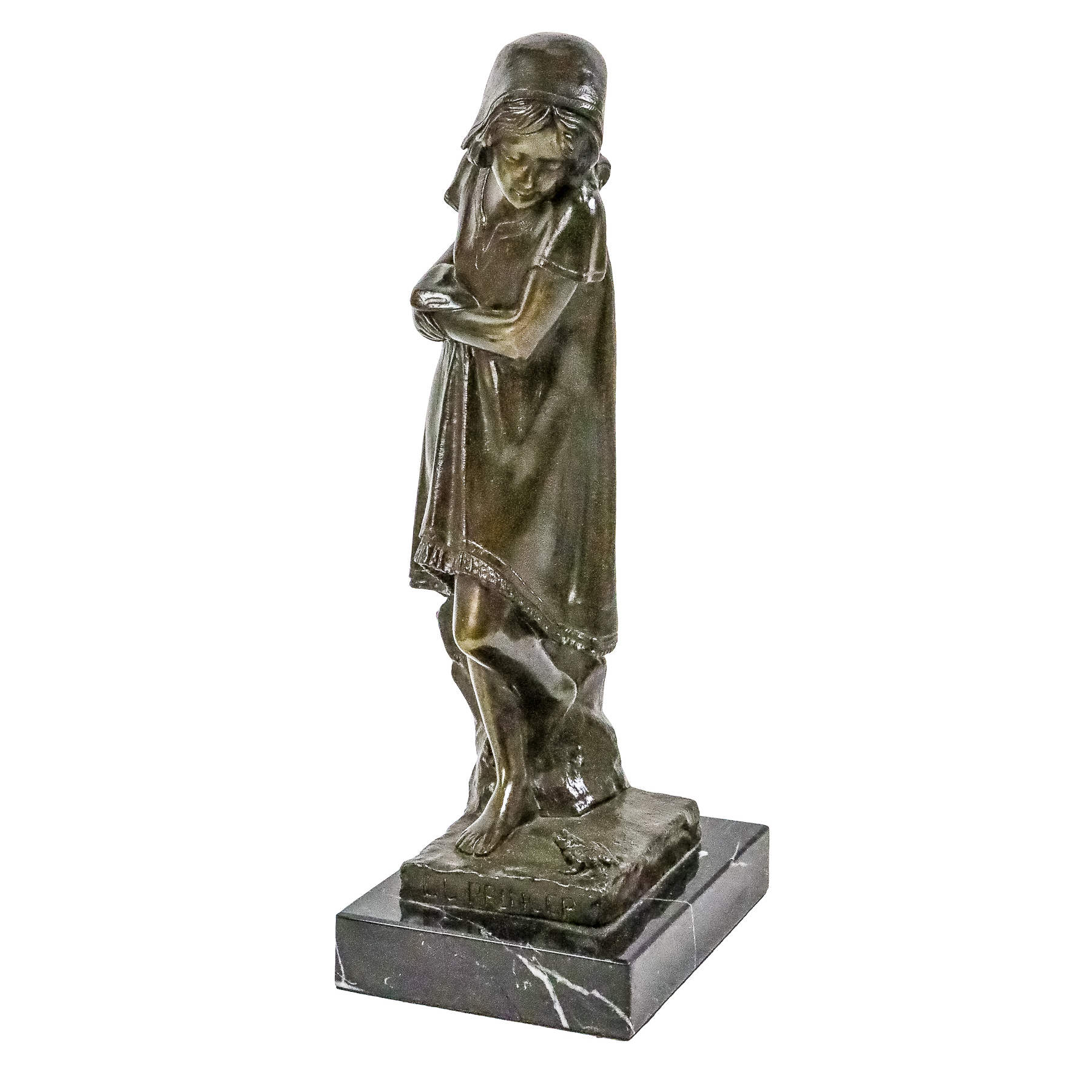 FIGURA EN BRONCE DE LA SEGUNDA MITAD DEL SIGLO XX