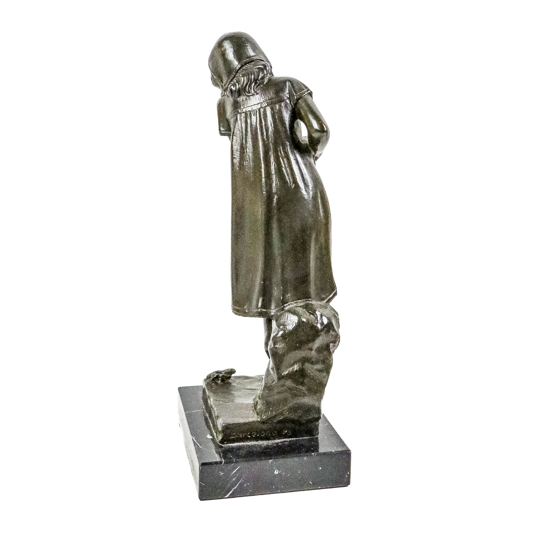 FIGURA EN BRONCE DE LA SEGUNDA MITAD DEL SIGLO XX