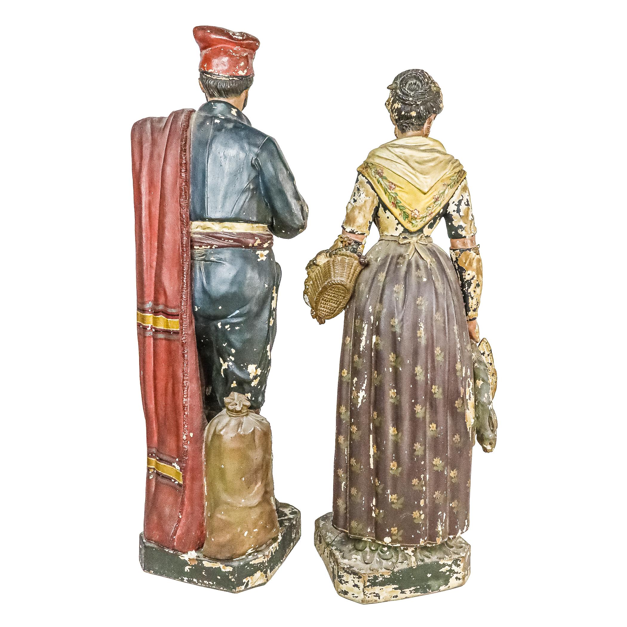 DOS FIGURAS DE ESCUELA CATALANA DEL SIGLO XIX