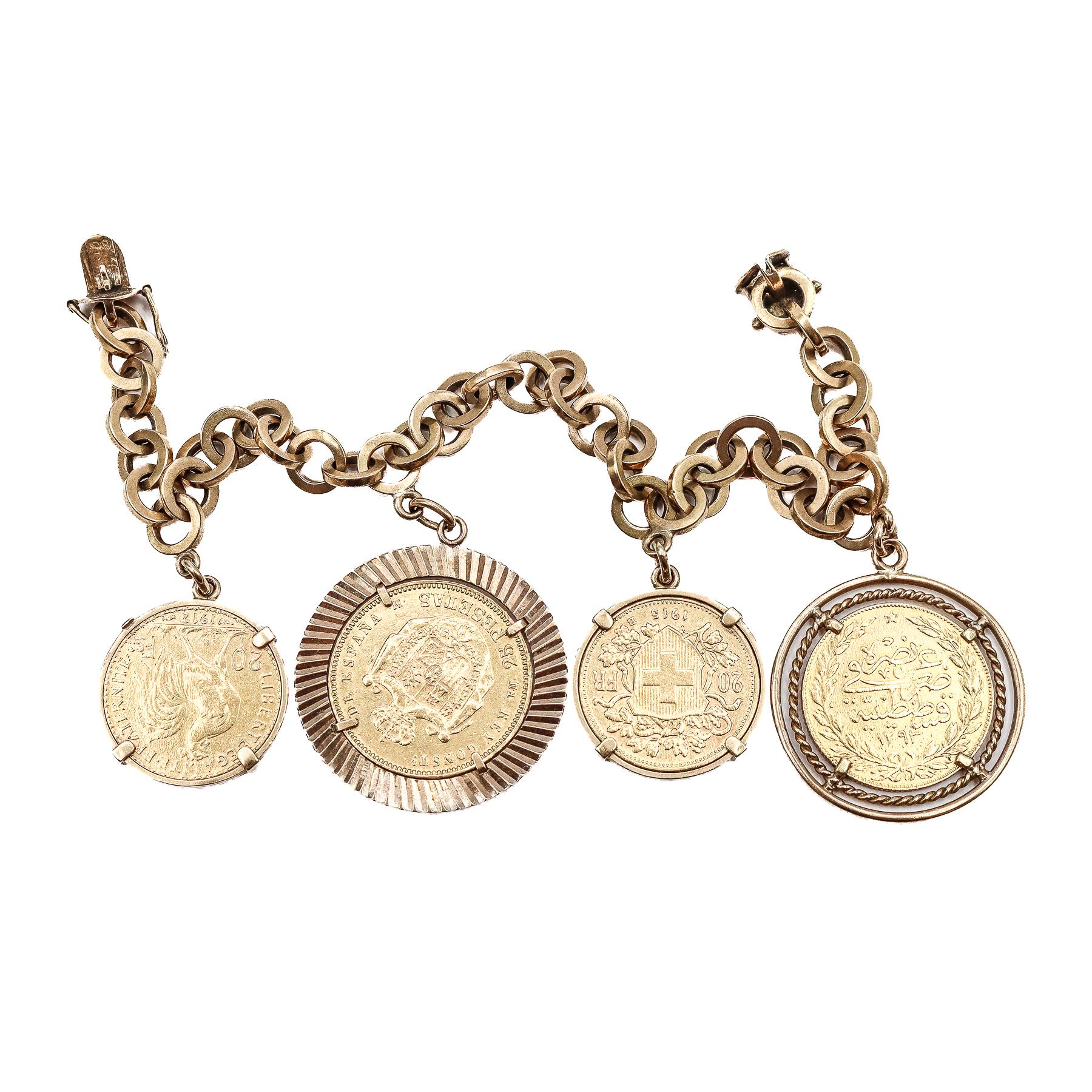 PULSERA CON MONEDAS