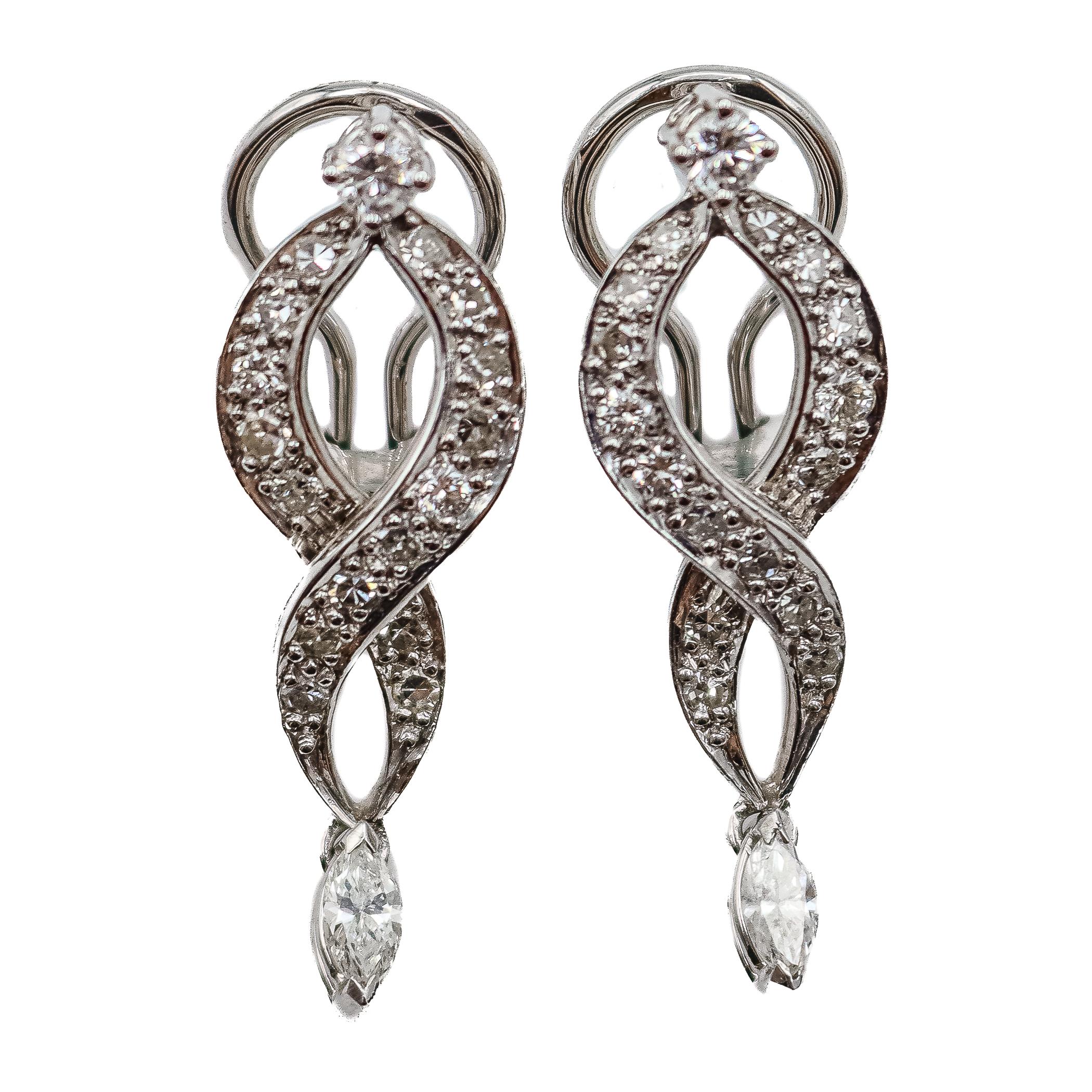 PENDIENTES CON DIAMANTES