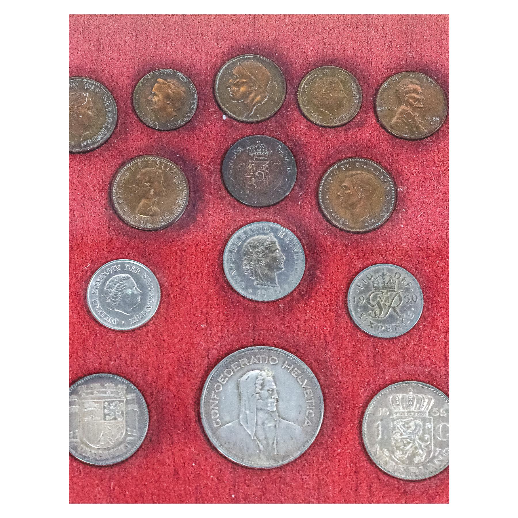 COLECCIÓN DE MONEDAS ENMARCADAS