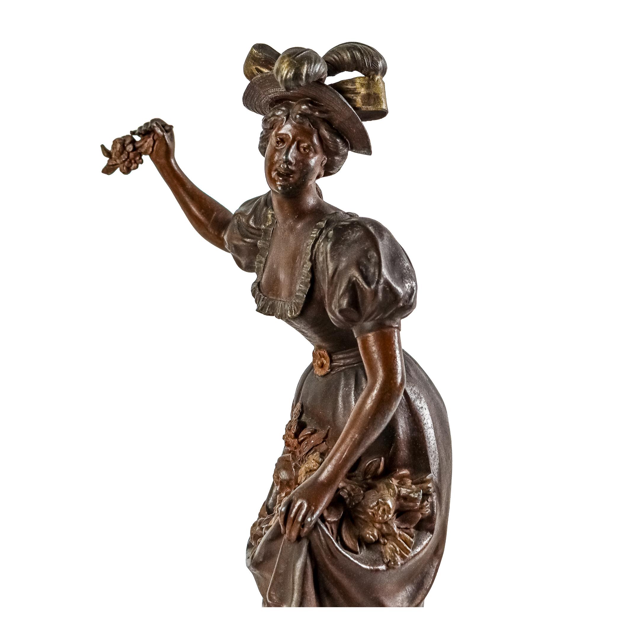 FIGURA ART NOUVEAU DE PRINCIPIOS DEL S.XX