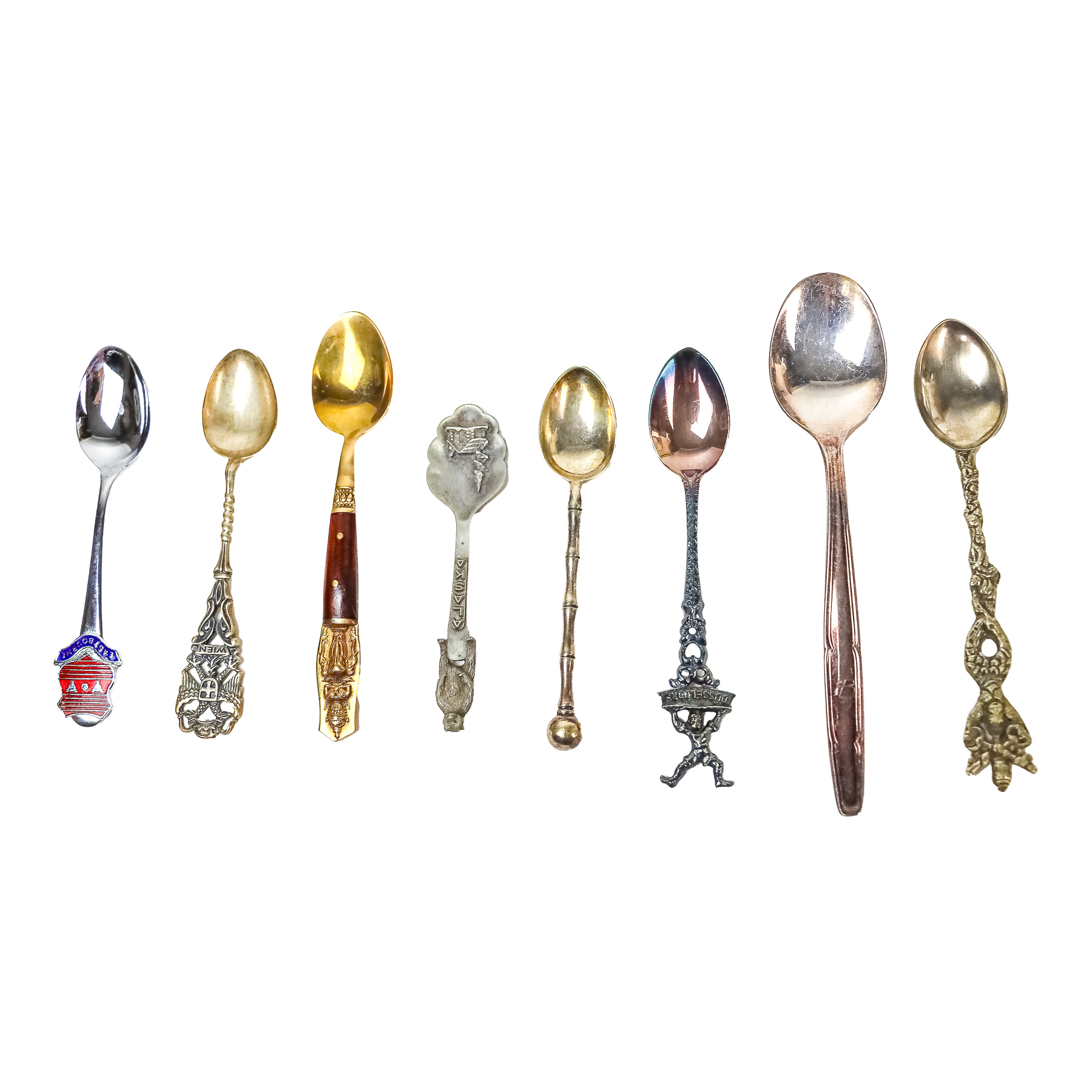 COLECCIÓN DE CUCHARILLAS EN PLATA Y METAL 