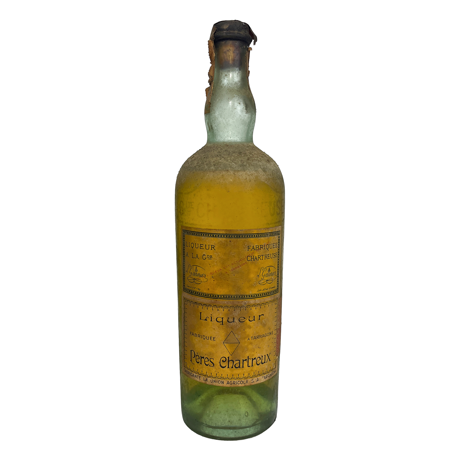 BOTELLA DE CHARTREUSE TARRAGONA AÑOS 30