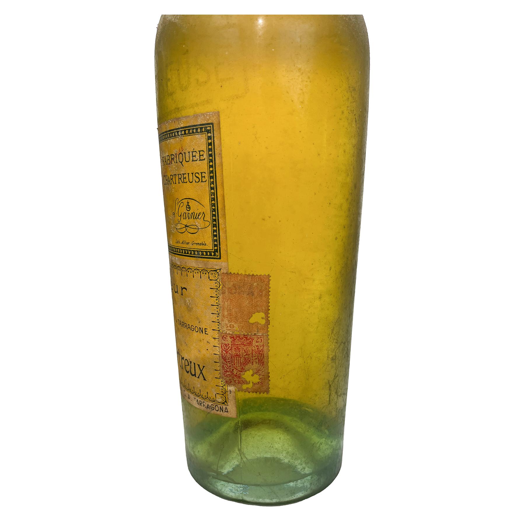 BOTELLA DE CHARTREUSE TARRAGONA AÑOS 30