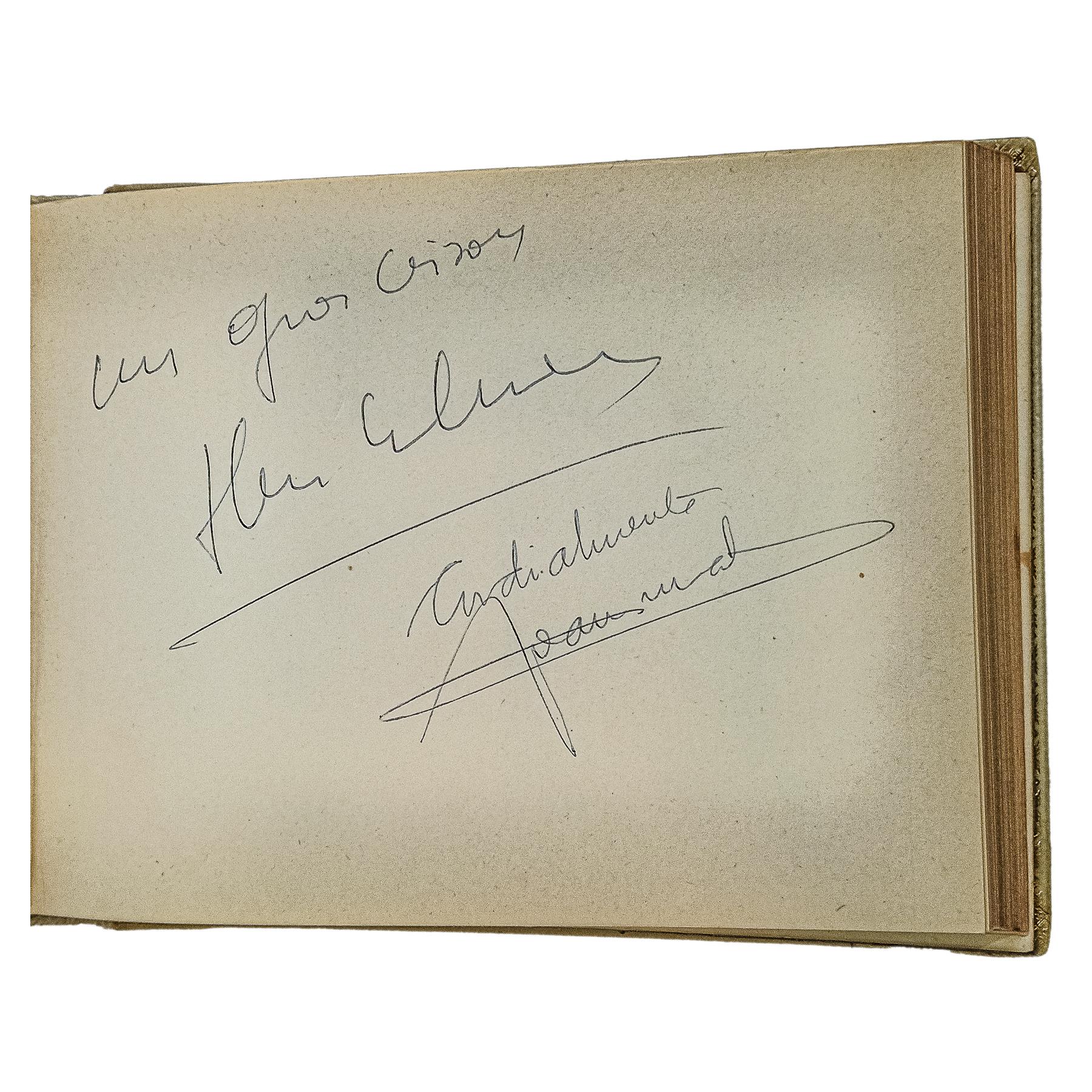 ÁLBUM DE AUTÓGRAFOS MEDIADOS SIGLO XX