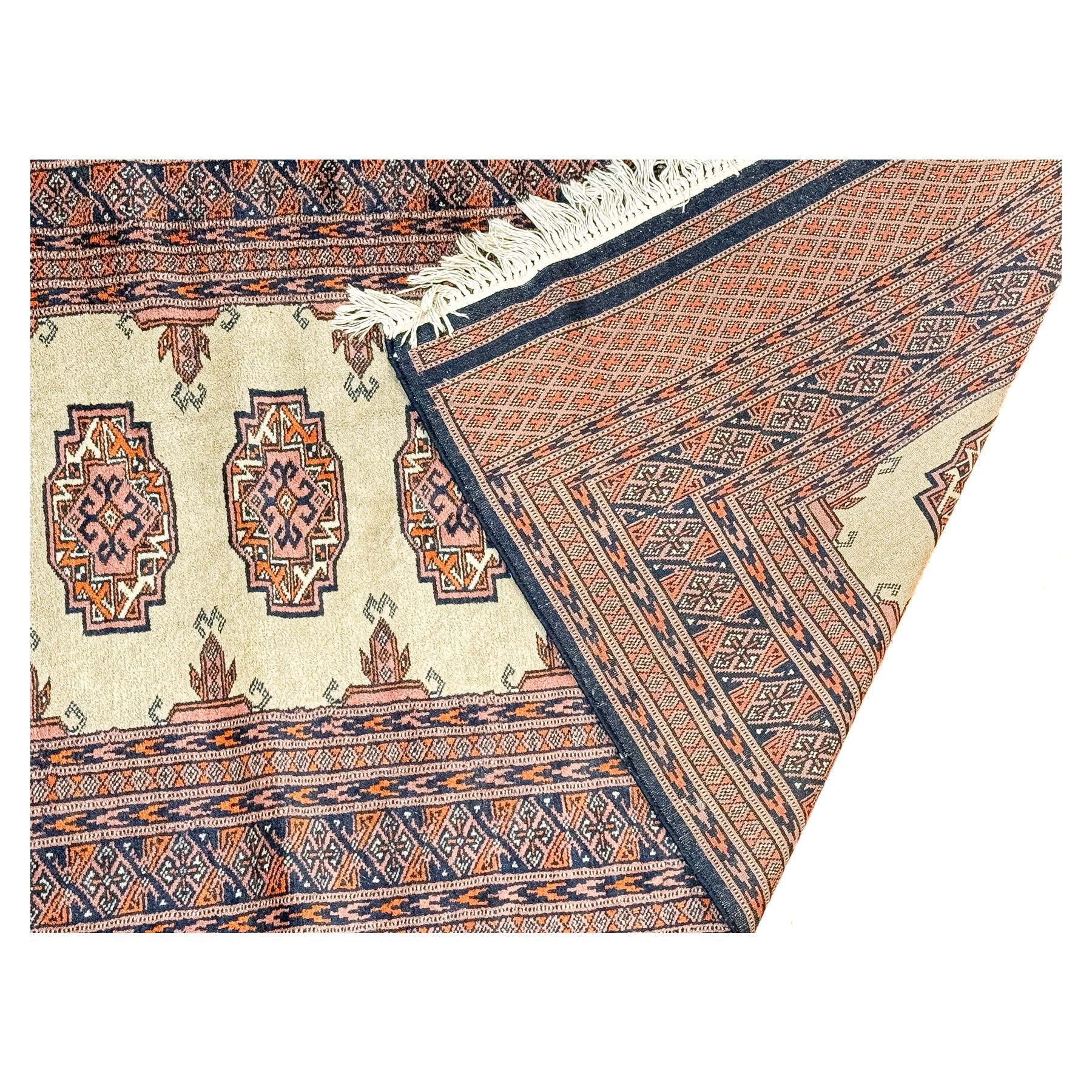 ALFOMBRA BUKKARA DE PASILLO DEL ÚLTIMO CUARTO DEL S.XX
