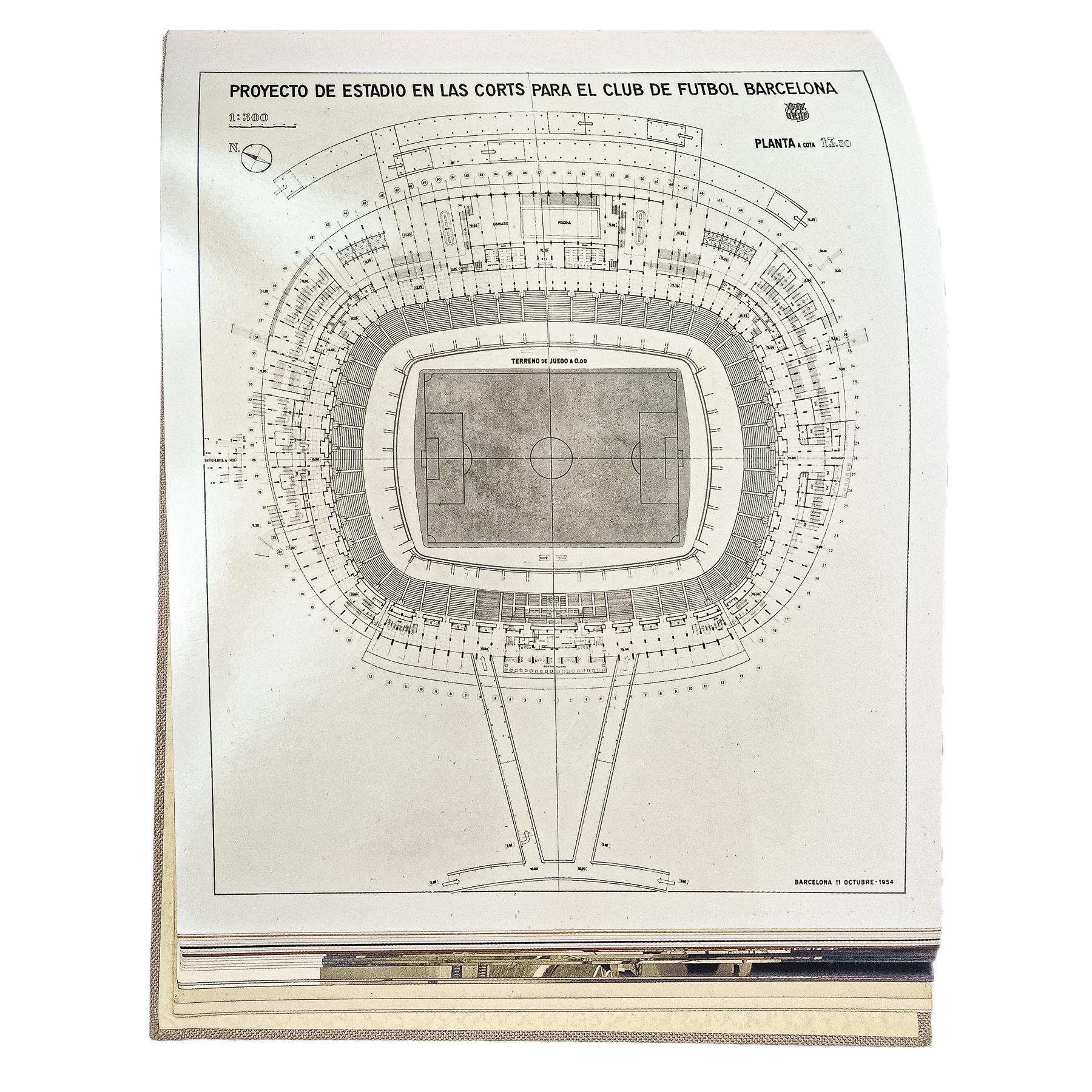 PROYECTO DE ESTADIO EN LAS CORTS PARA EL C. FUTBOL BARCELONA