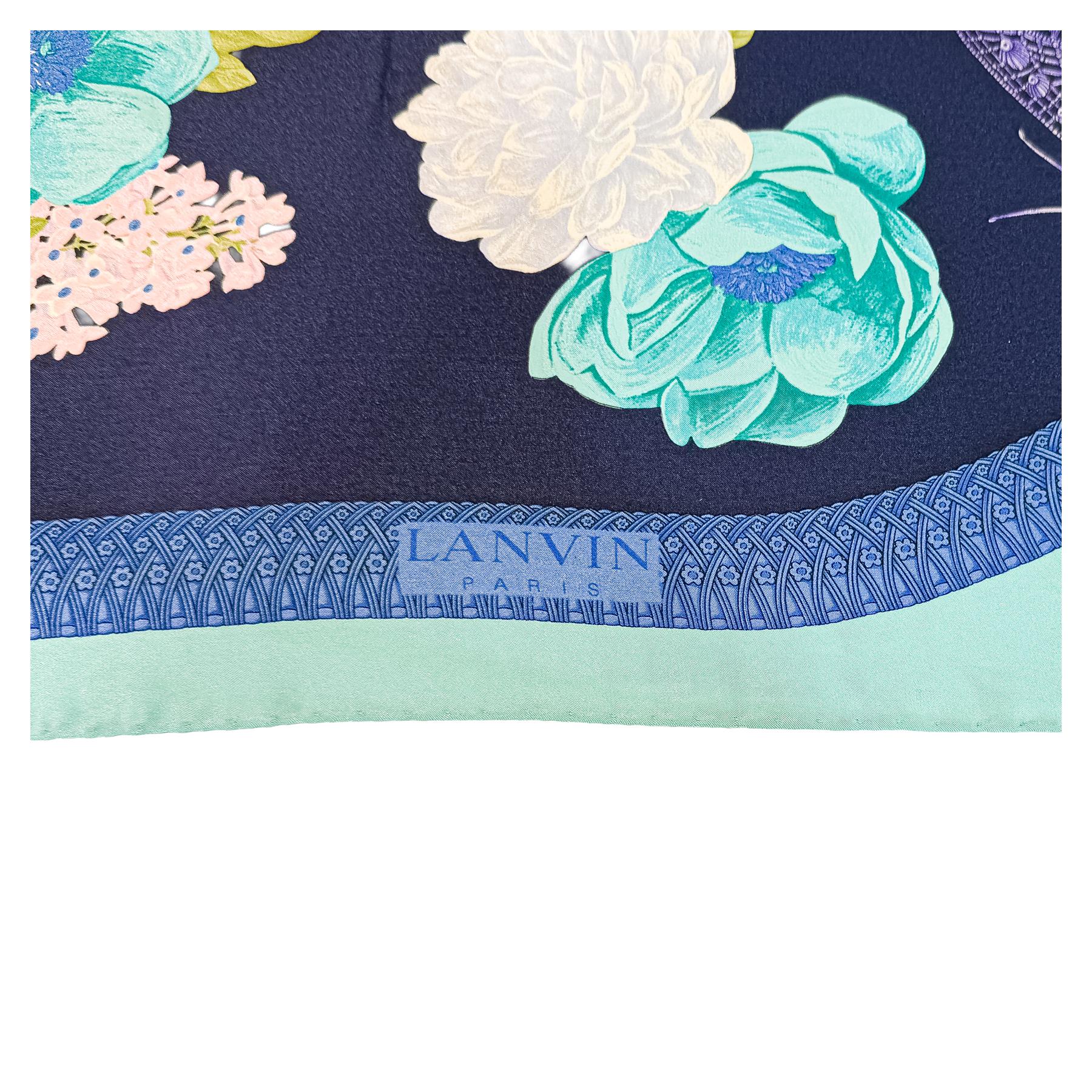 PAÑUELO EN SEDA LANVIN