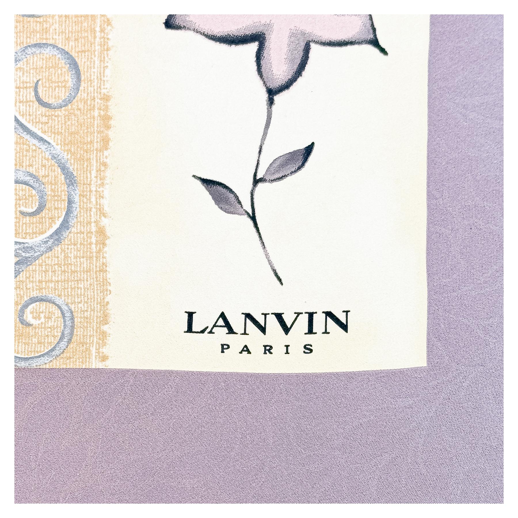 PAÑUELO DE SEDA LANVIN