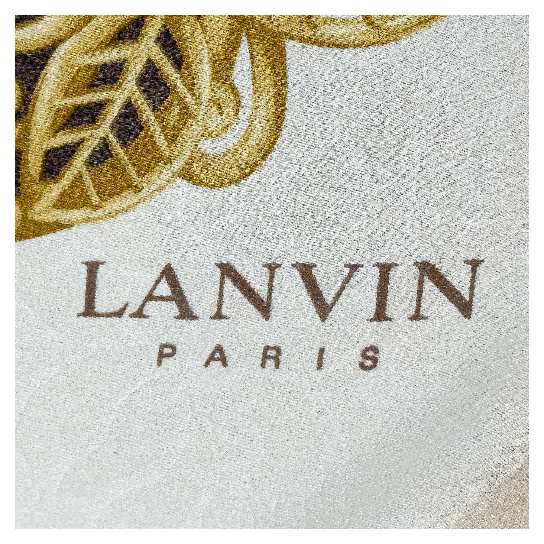 PAÑUELO DE SEDA LANVIN