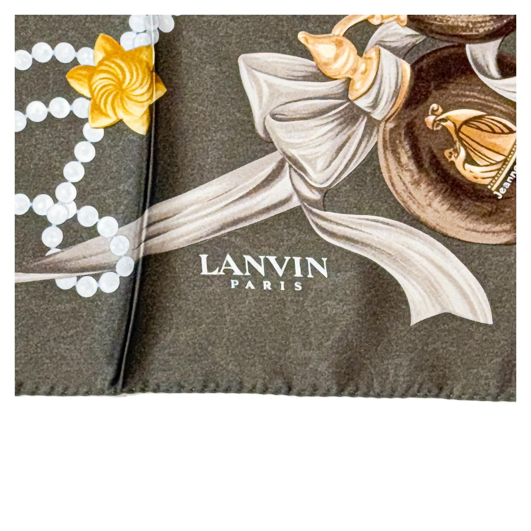PAÑUELO DE SEDA LANVIN