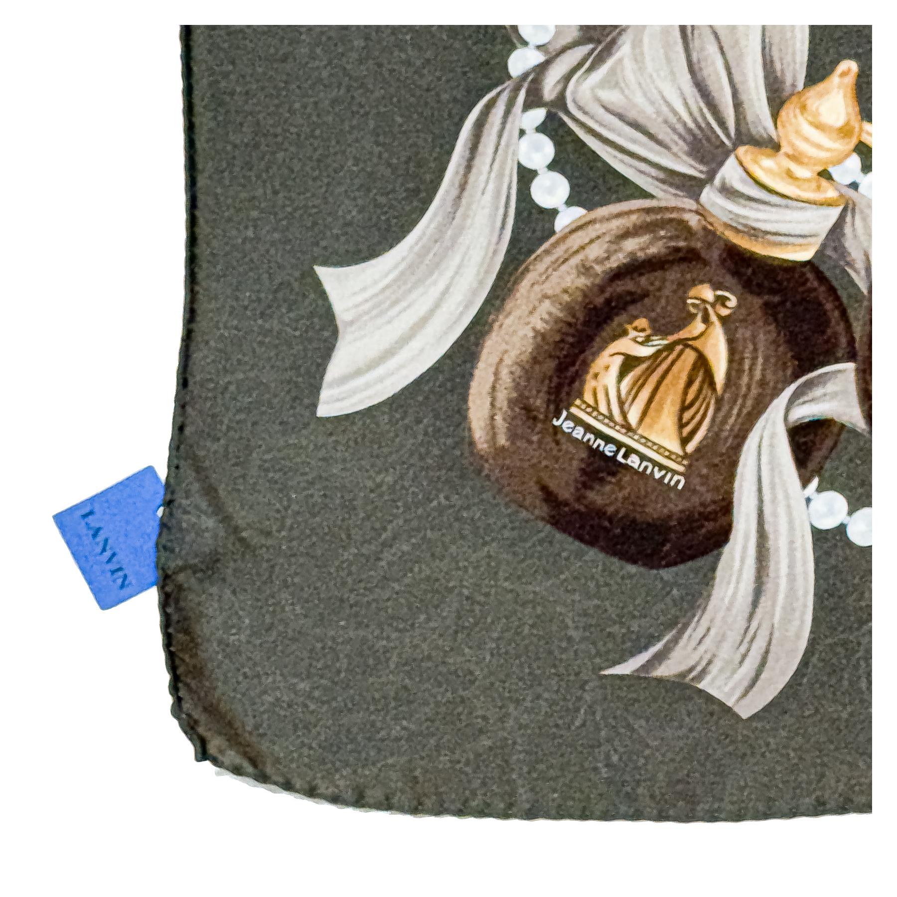 PAÑUELO DE SEDA LANVIN