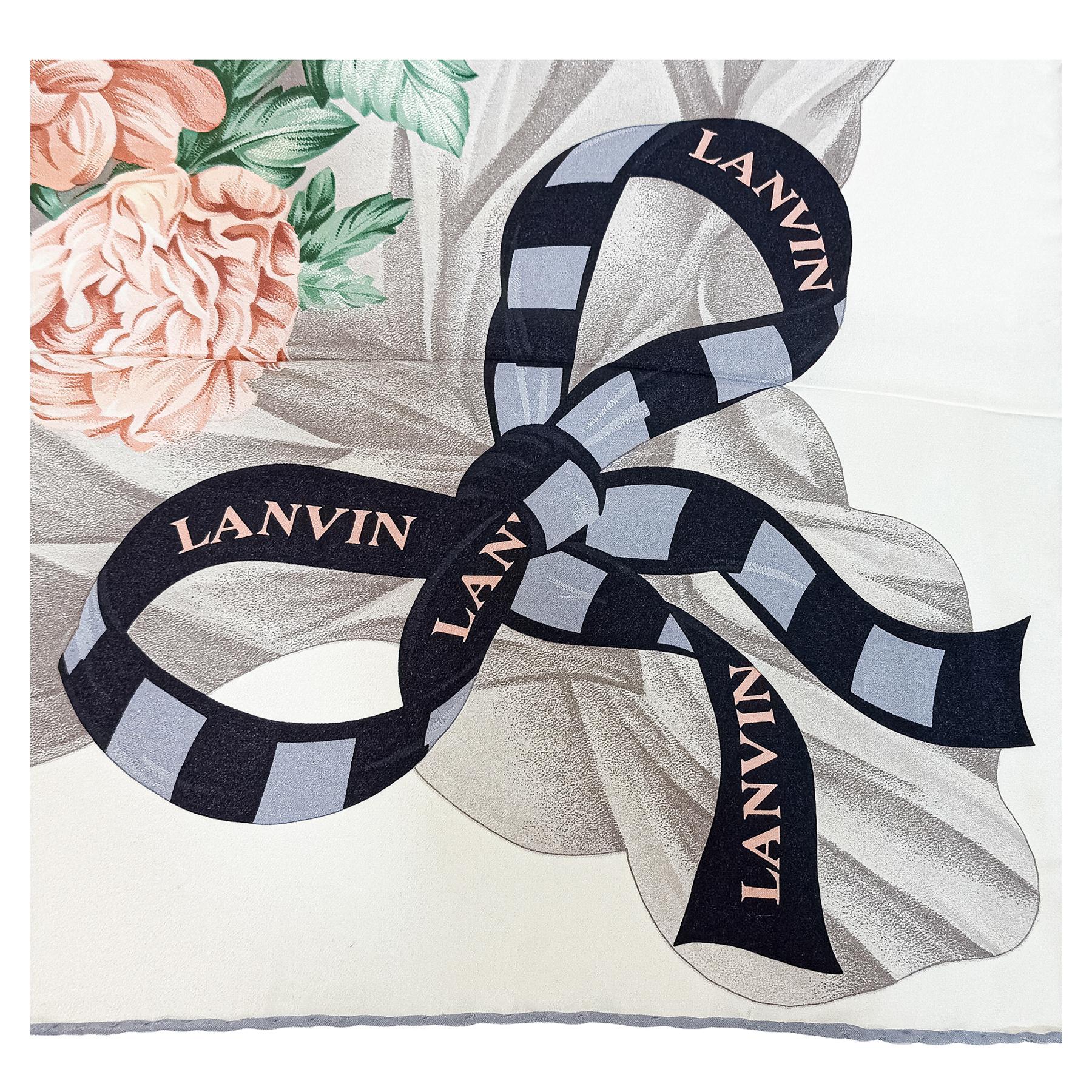 PAÑUELO DE SEDA LANVIN