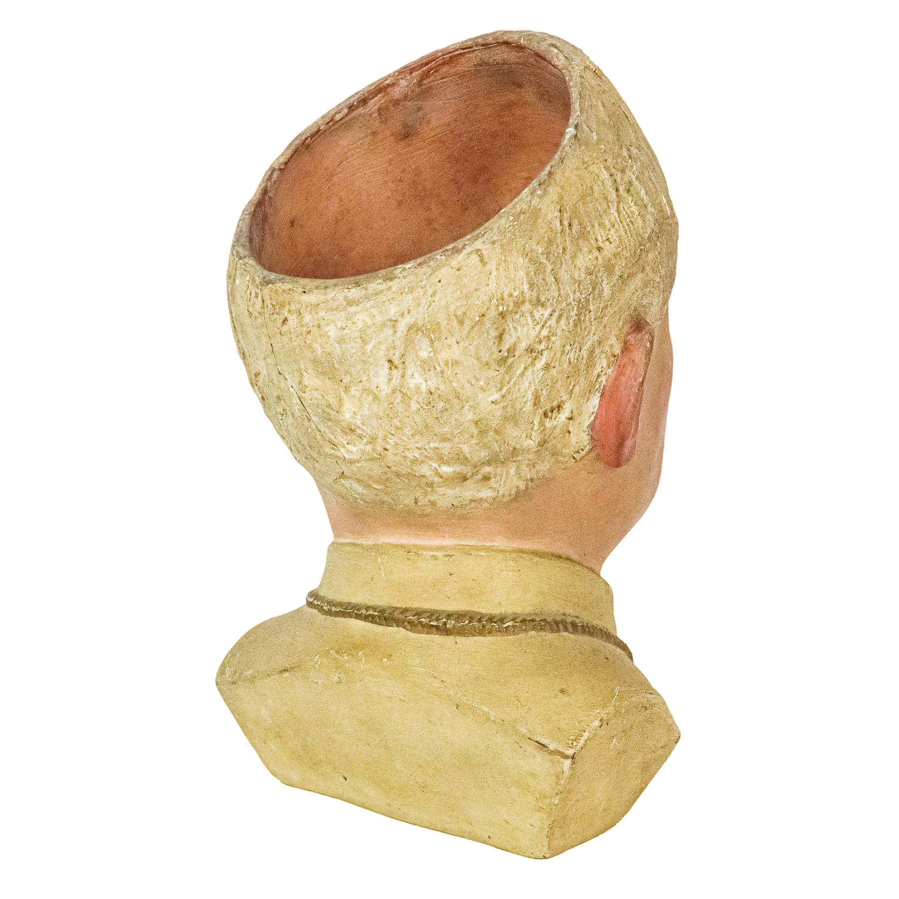 BUSTO EN TERRACOTA PRINCIPIOS SIGLO XX