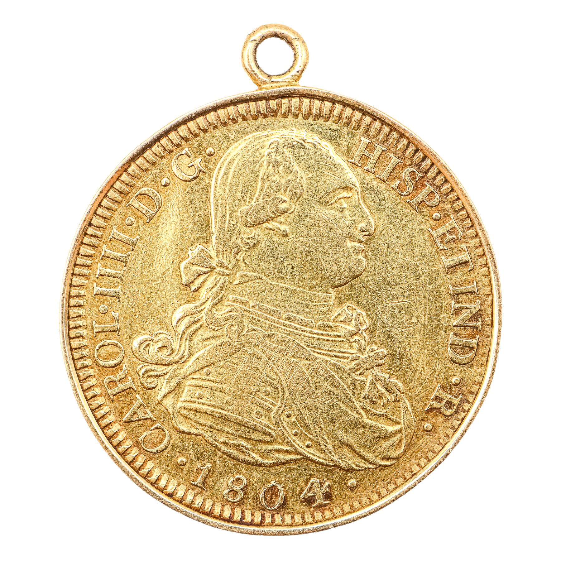 MONEDA DE 8 ESCUDOS DE 1804