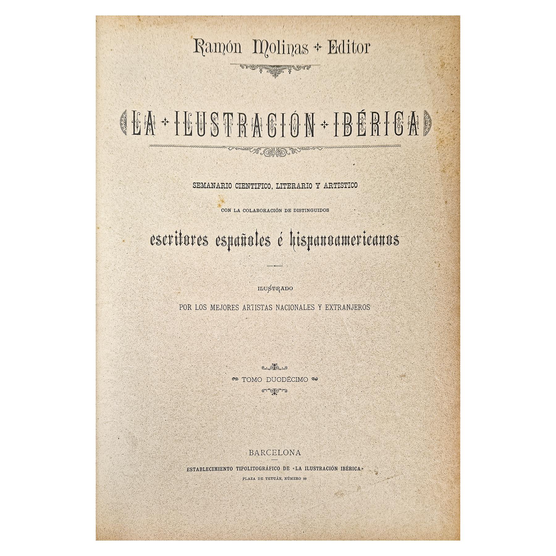 LA ILUSTRACIÓN IBÉRICA, AÑO 1894