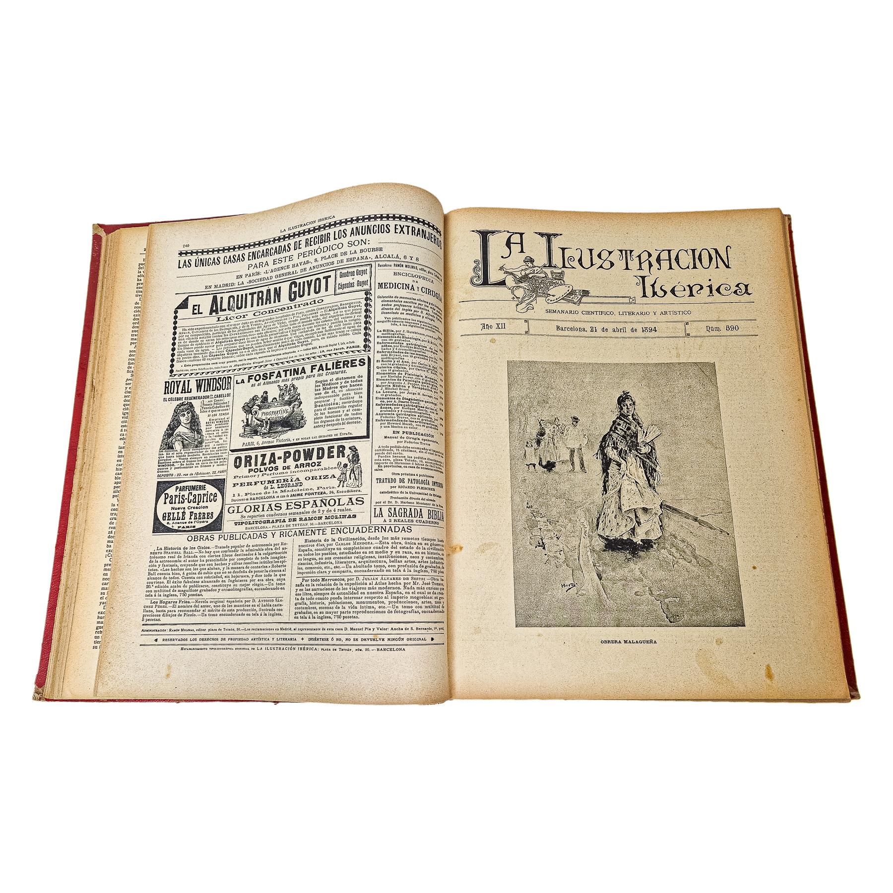 LA ILUSTRACIÓN IBÉRICA, AÑO 1894