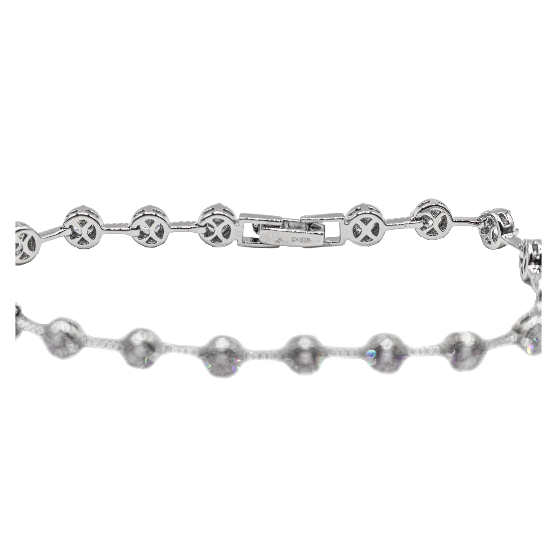 PULSERA Y PENDIENTES DE PLATA CON CIRCONITAS