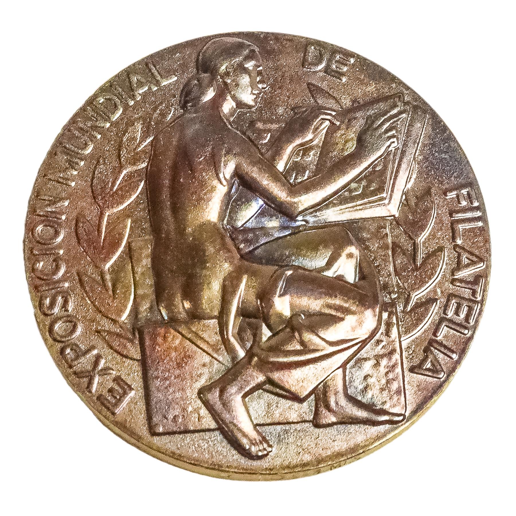 MEDALLA EXPOSICIÓN UNIVERSAL DE FILATELIA DE 1984