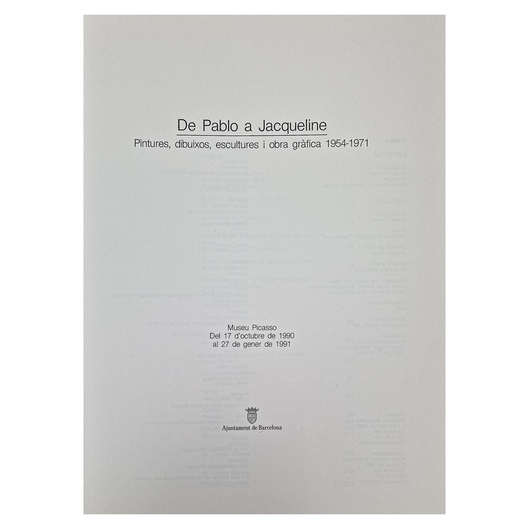 TRES LIBROS SOBRE PICASSO