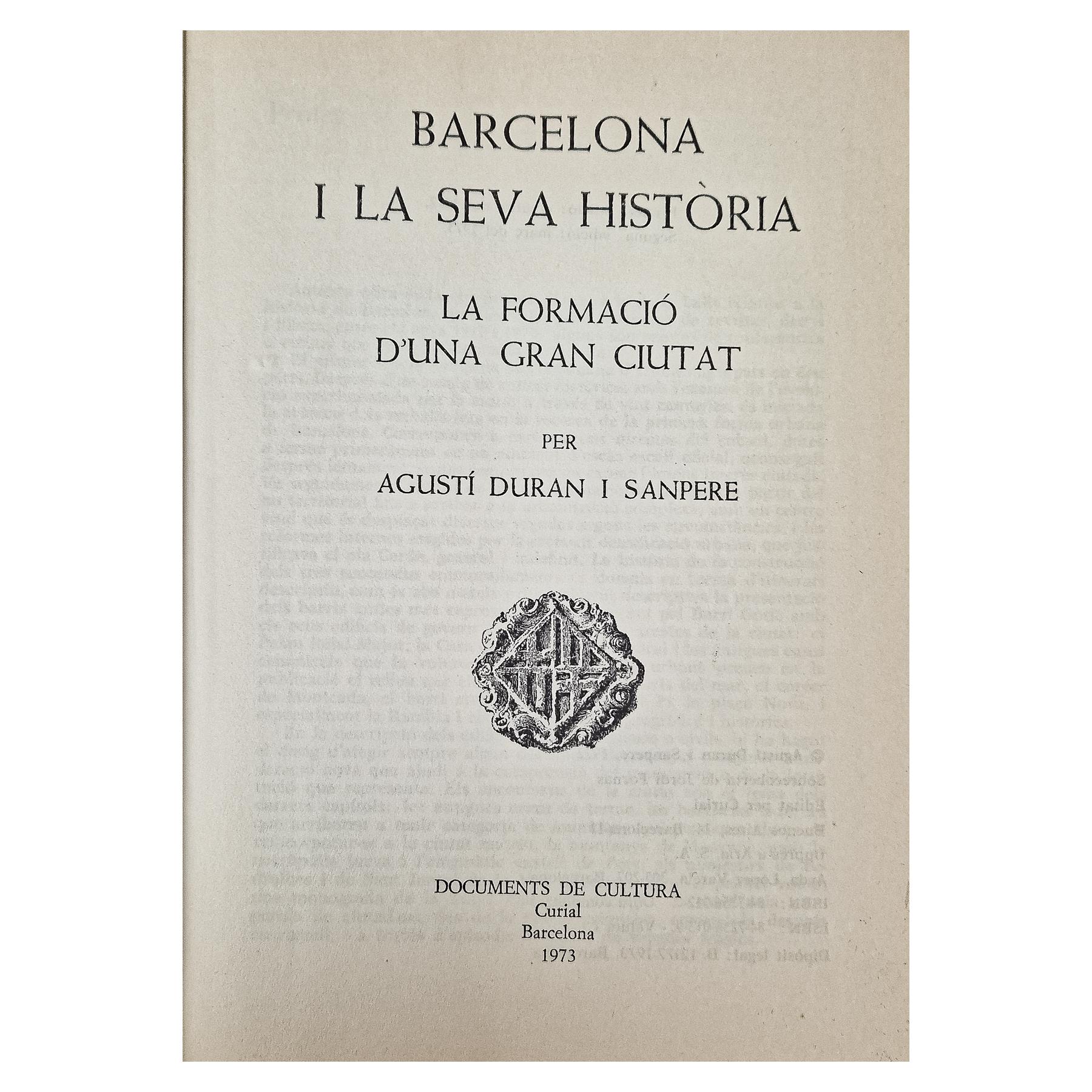 BARCELONA I LA SEVA HISTÒRIA