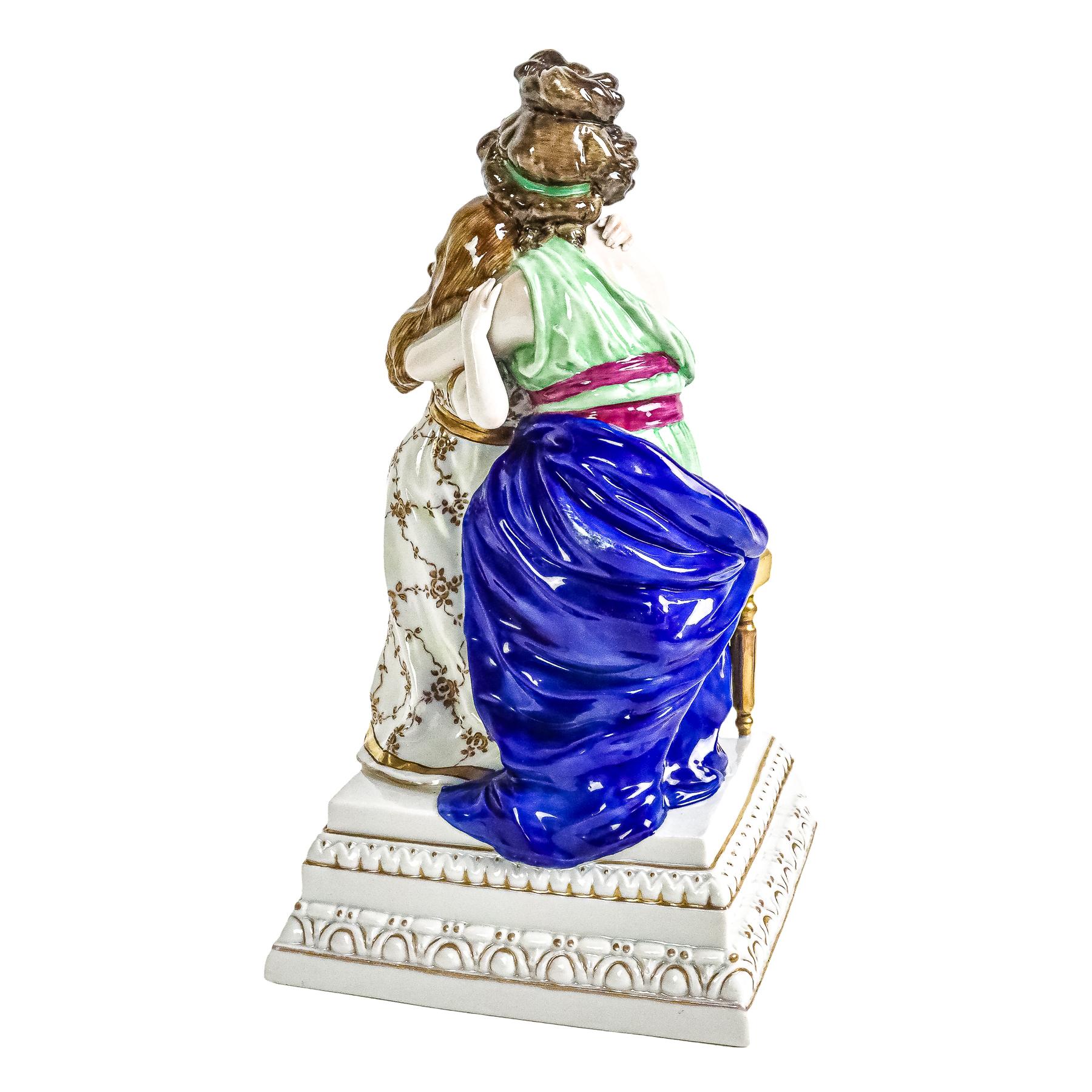 FIGURA PORCELANA DE SCHEIBE-ALSBACH DE MEDIADOS S.XX